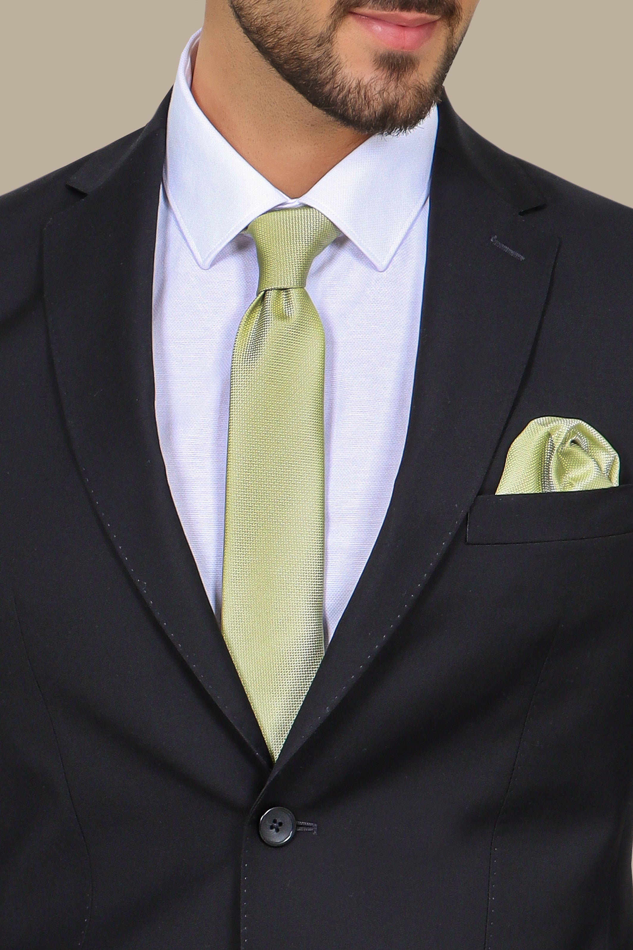 Classic Elegance: The Black Plain Notch Suit
