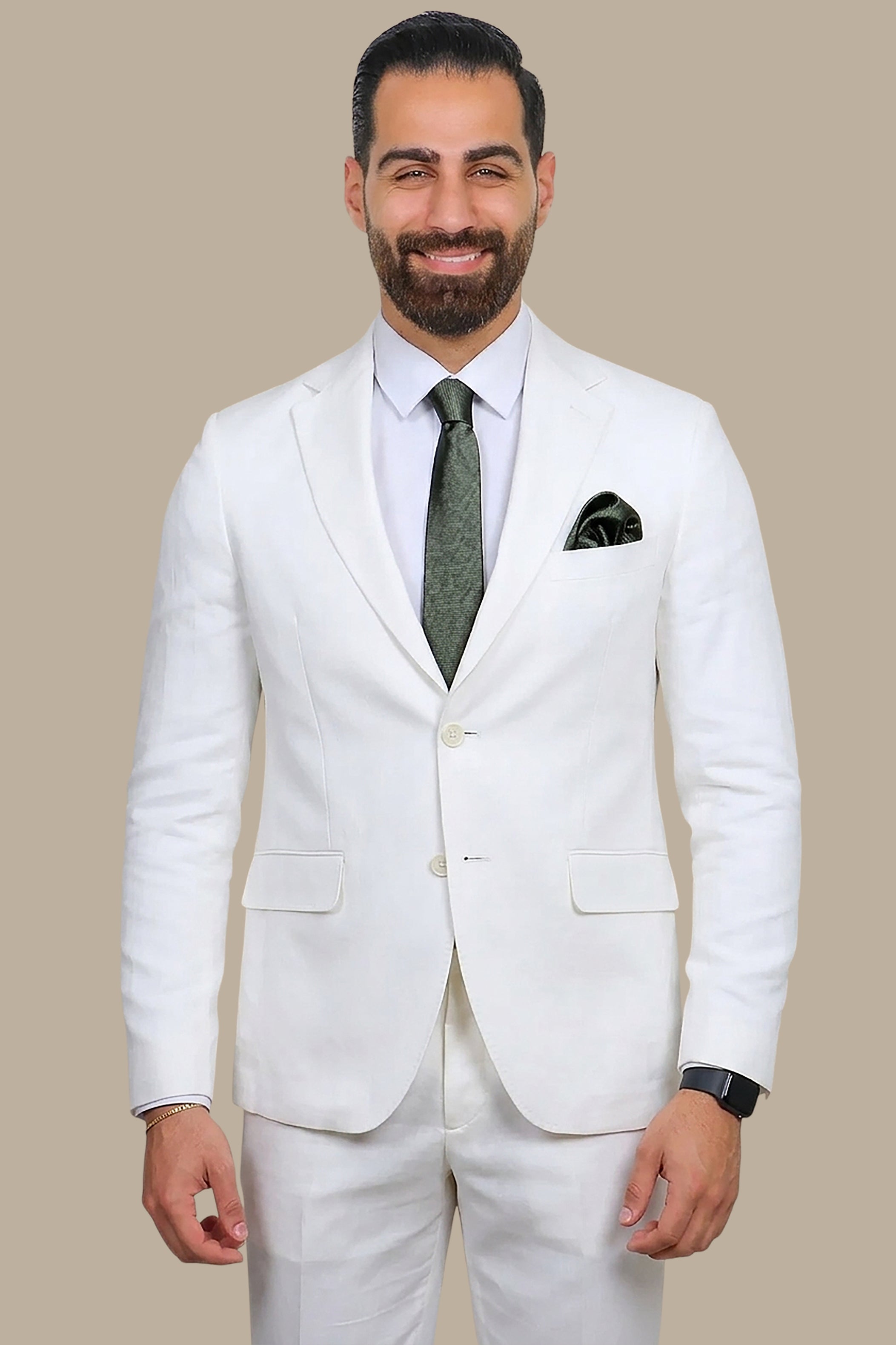 White Linen Suit