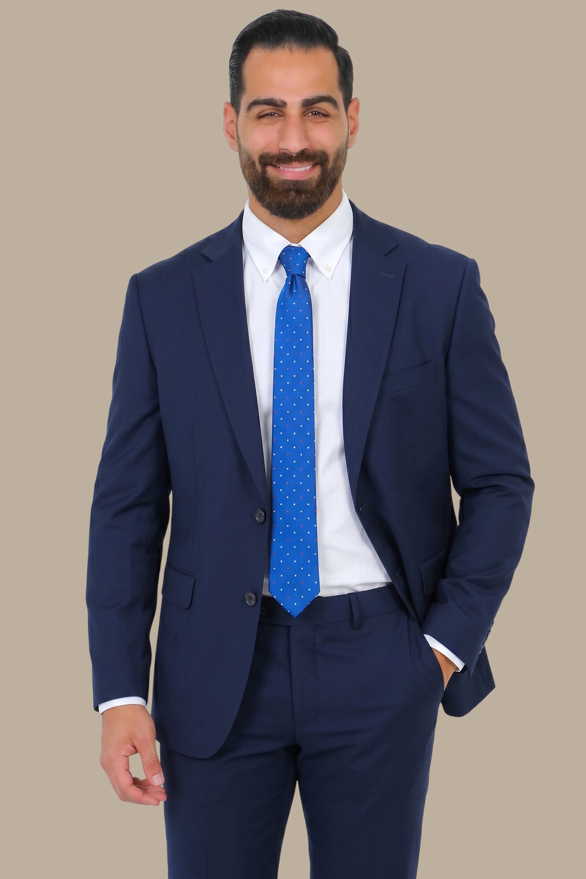 Navy Basic Big Size Suit