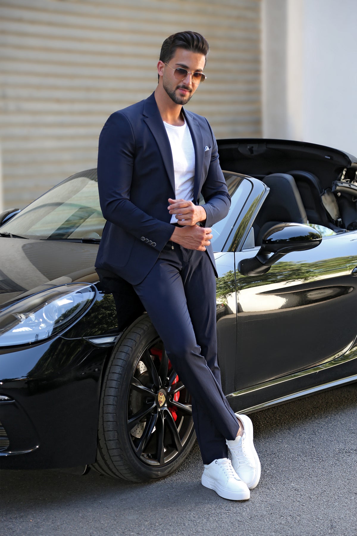 Plain Patch Pocket Travel Suit