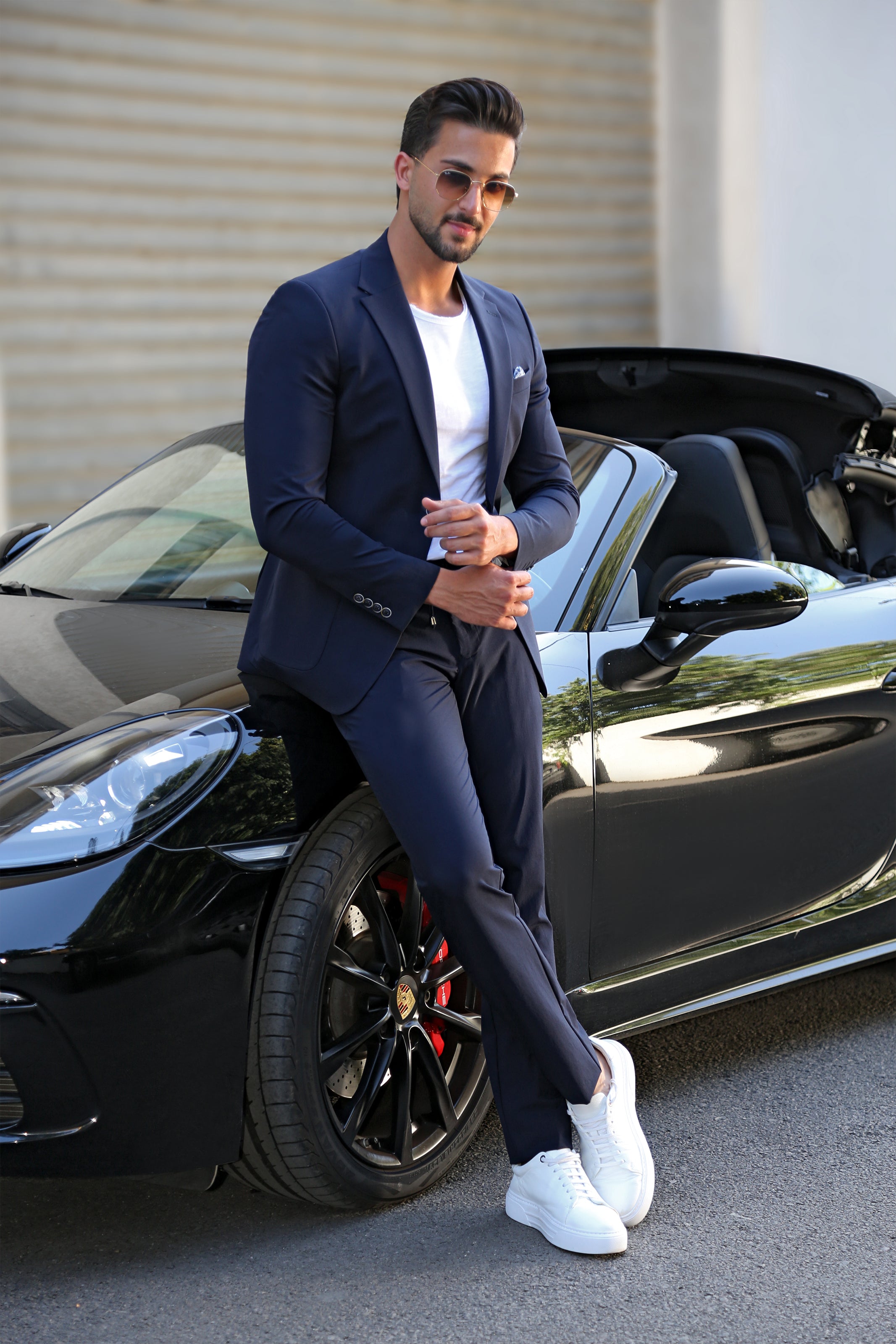Plain Patch Pocket Travel Suit