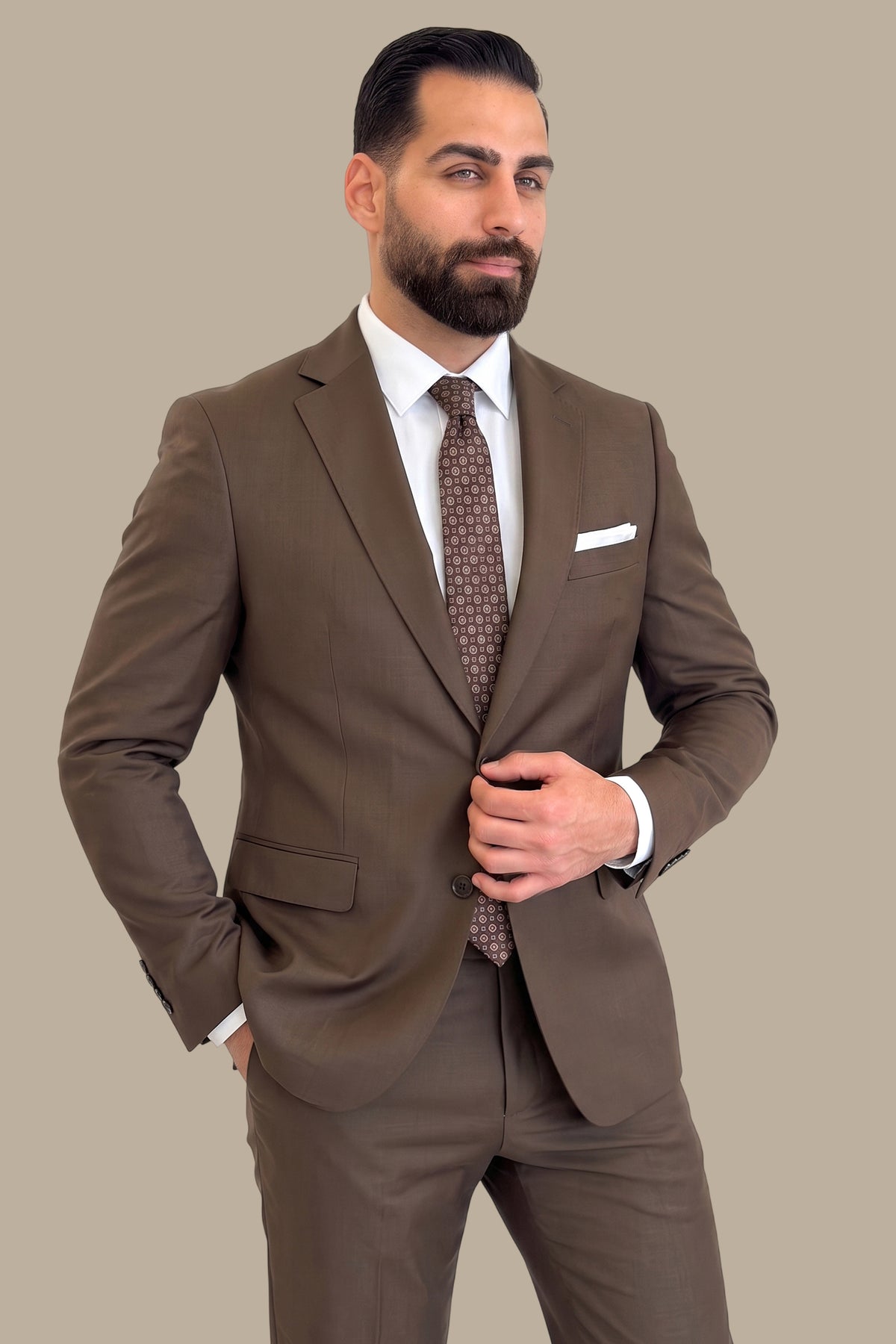 Fila Fil Wool Notch Lapel Suit