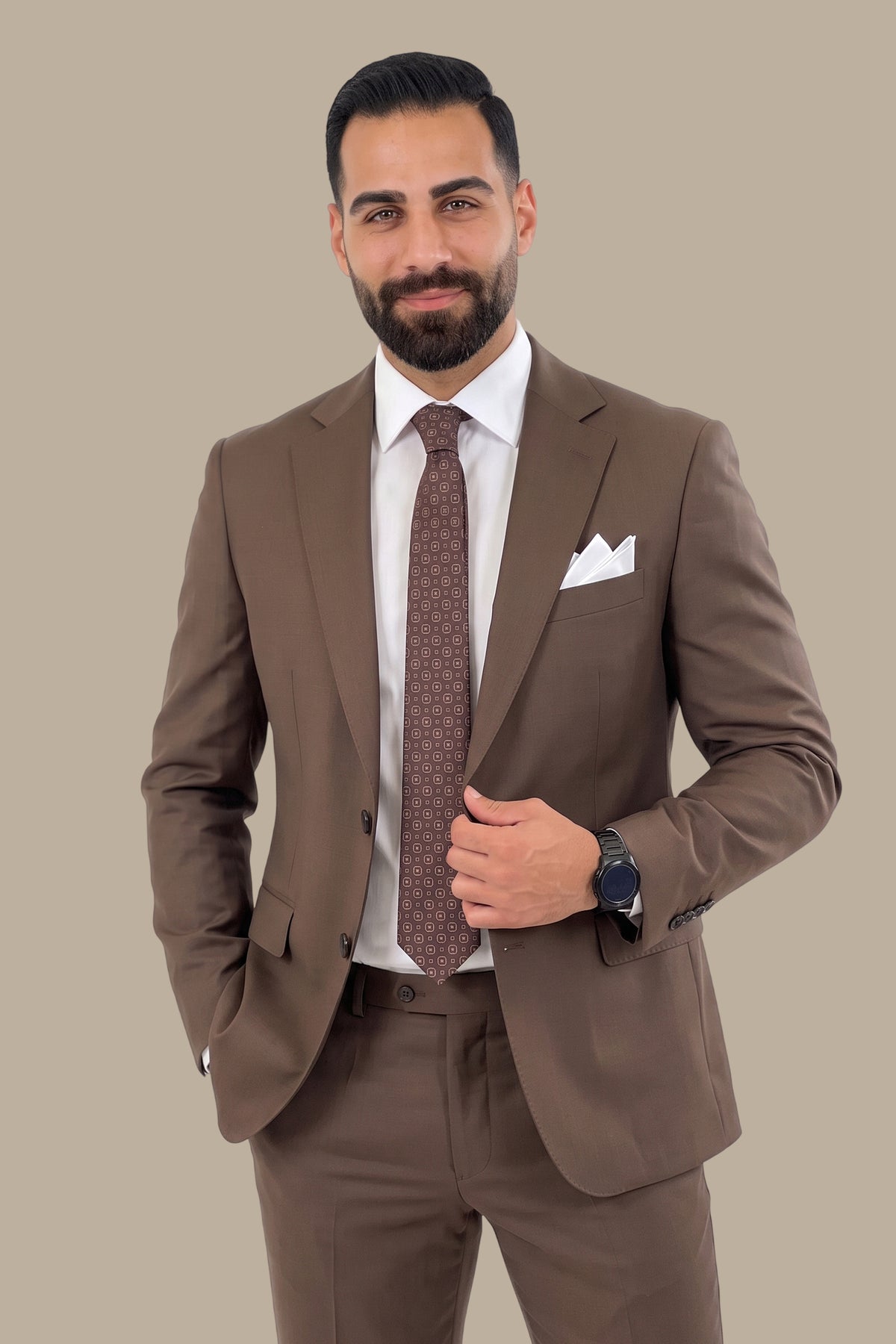 Fila Fil Wool Notch Lapel Suit