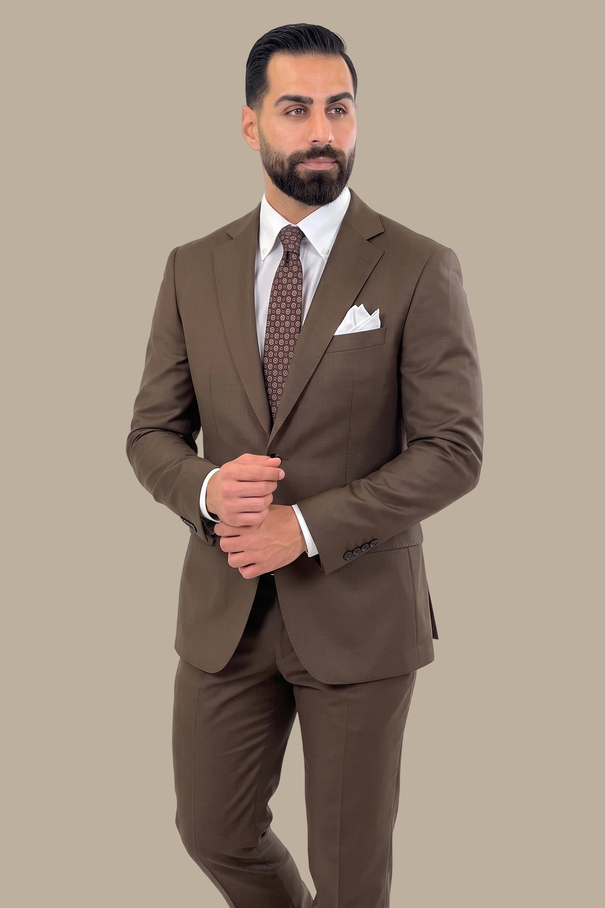 Fila Fil Wool Notch Lapel Suit