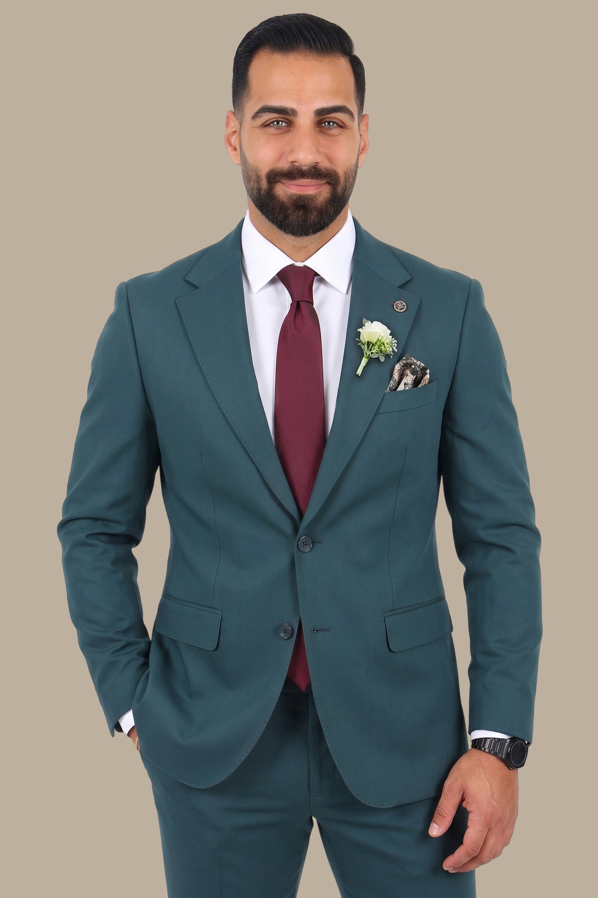 2-Piece Suit – Wide Notch Lapel