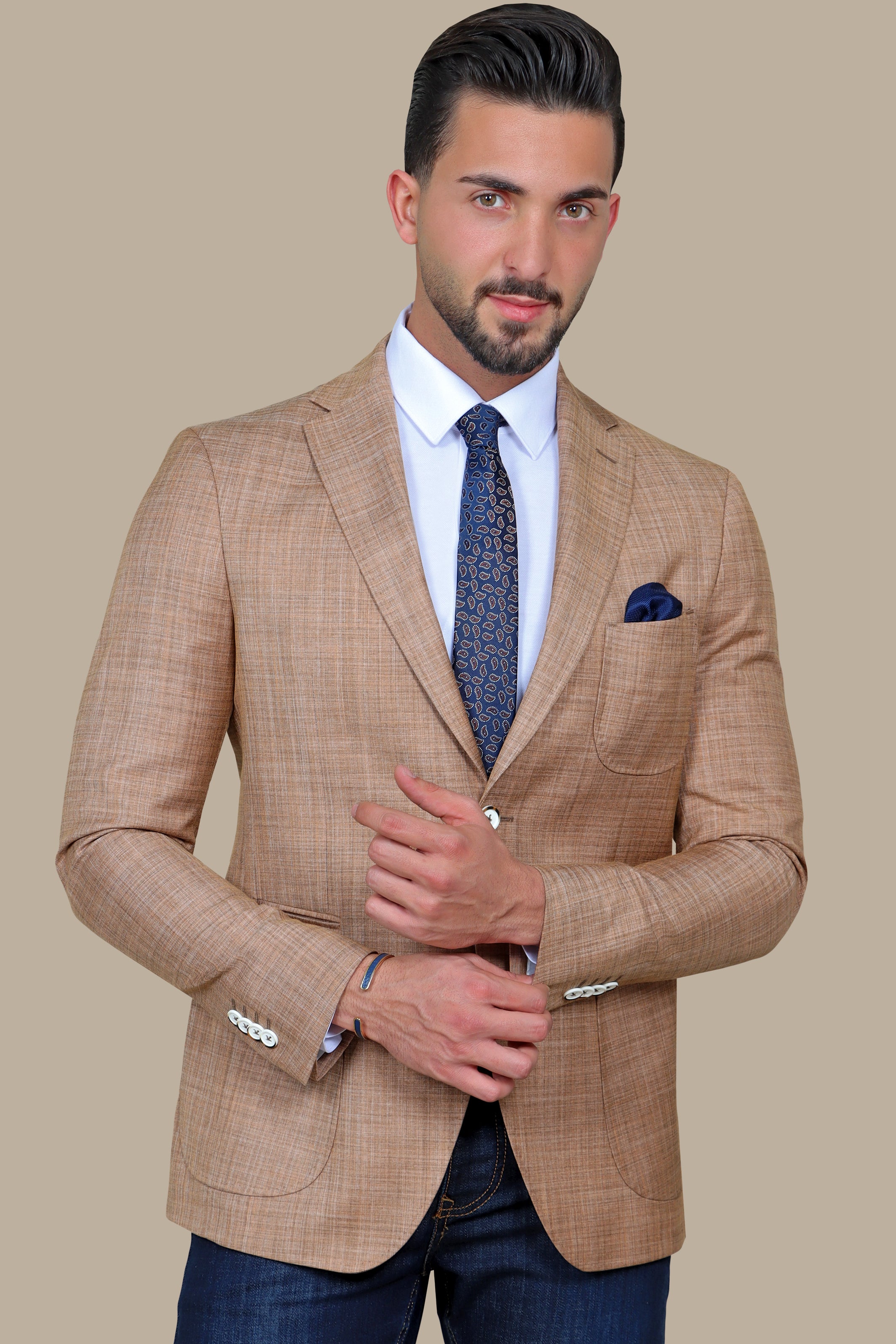 Blazer Fil a fil 3 Patch Pocket | Havan