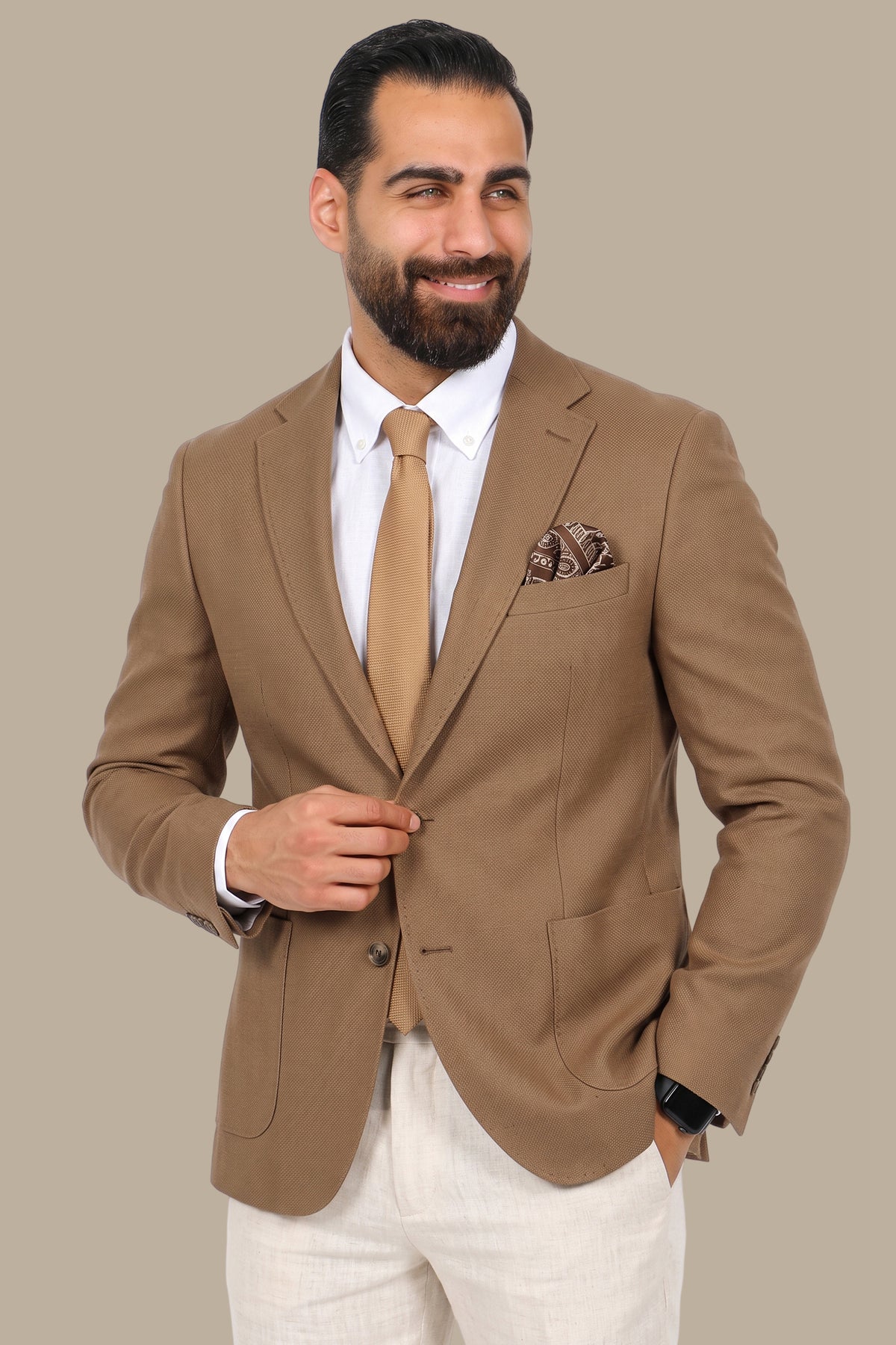 Structured Notch Lapel Blazer – Style 153905126