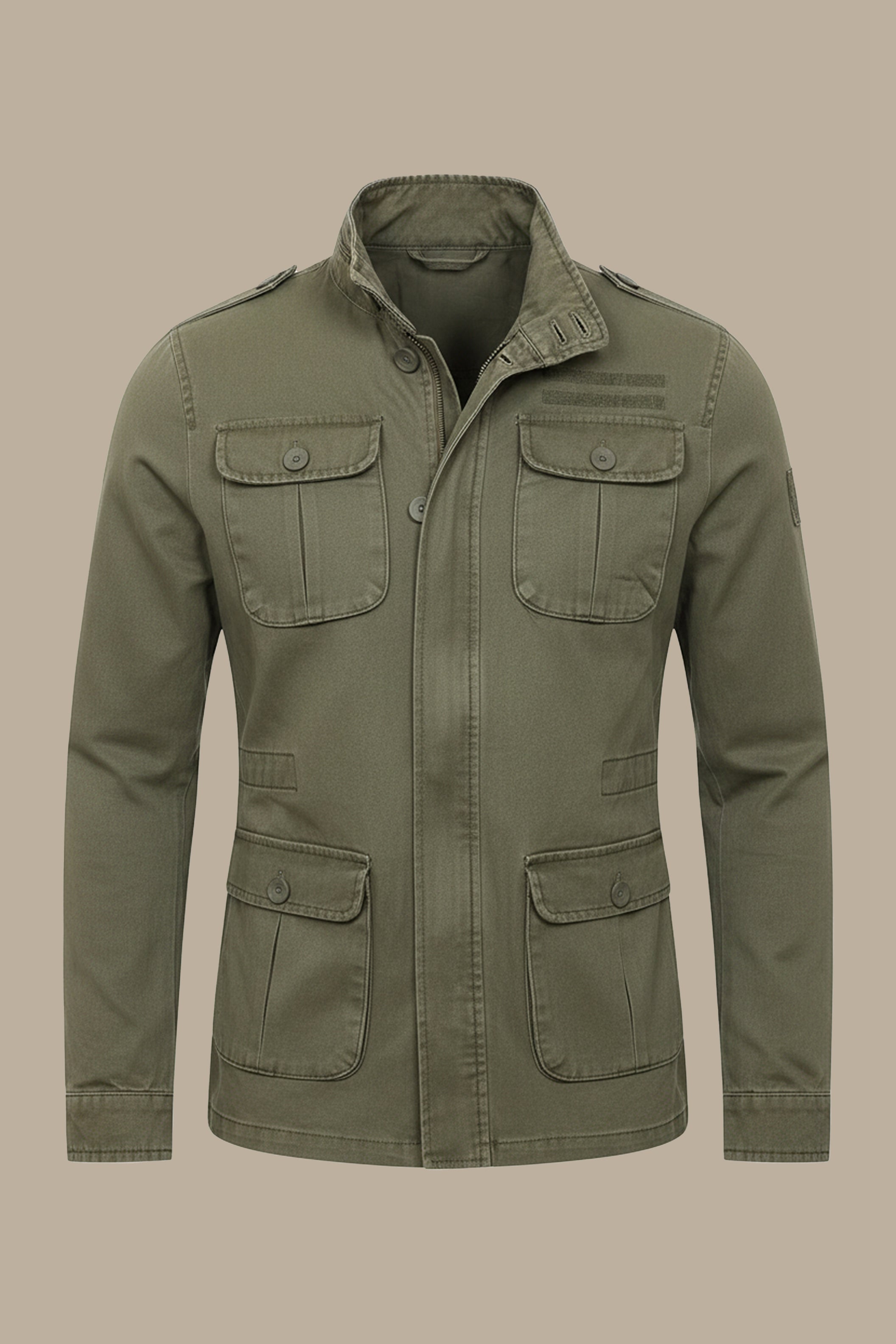 Safari Casual Jacket | Khaki