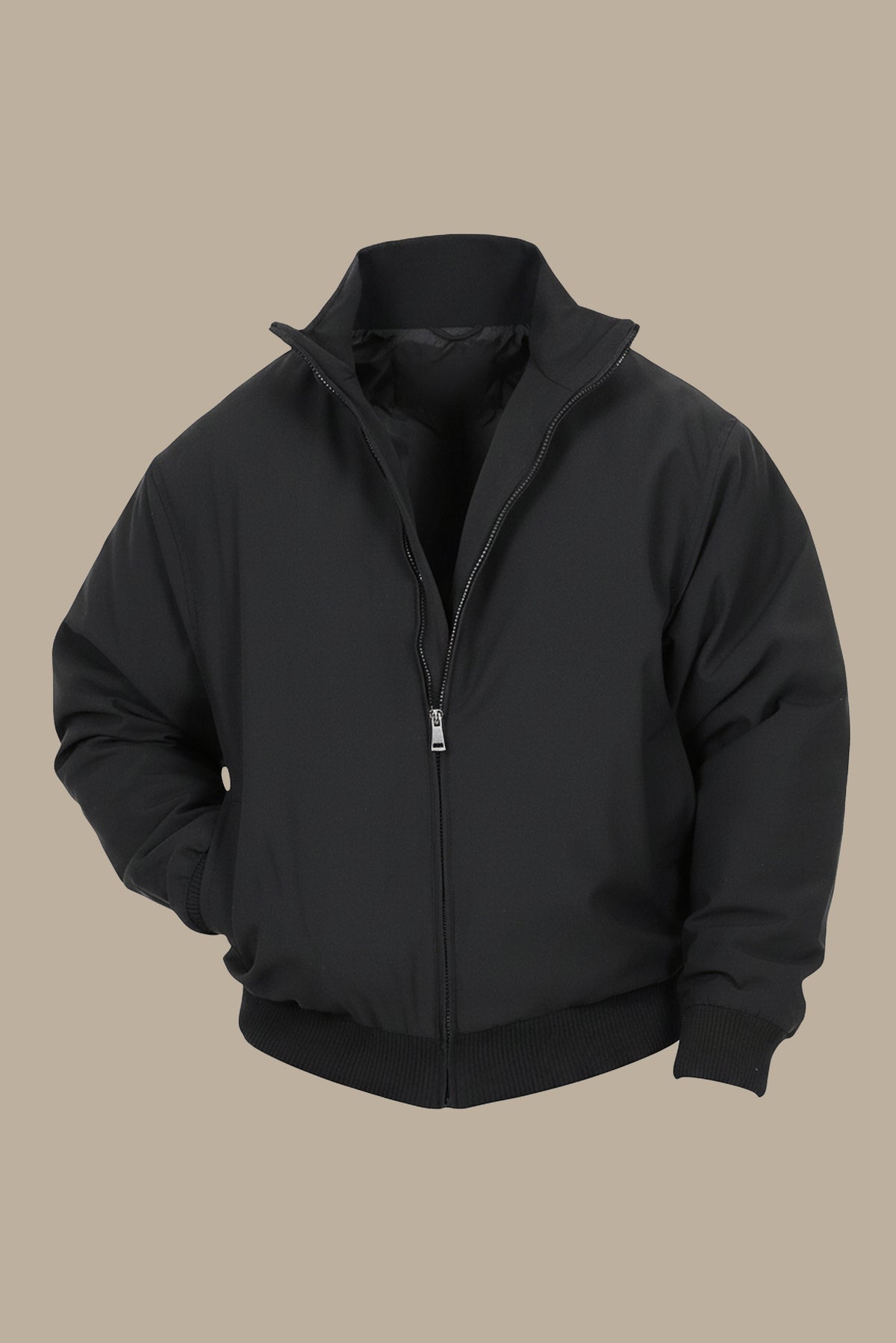 Oversized Short-Cut Jacket Black