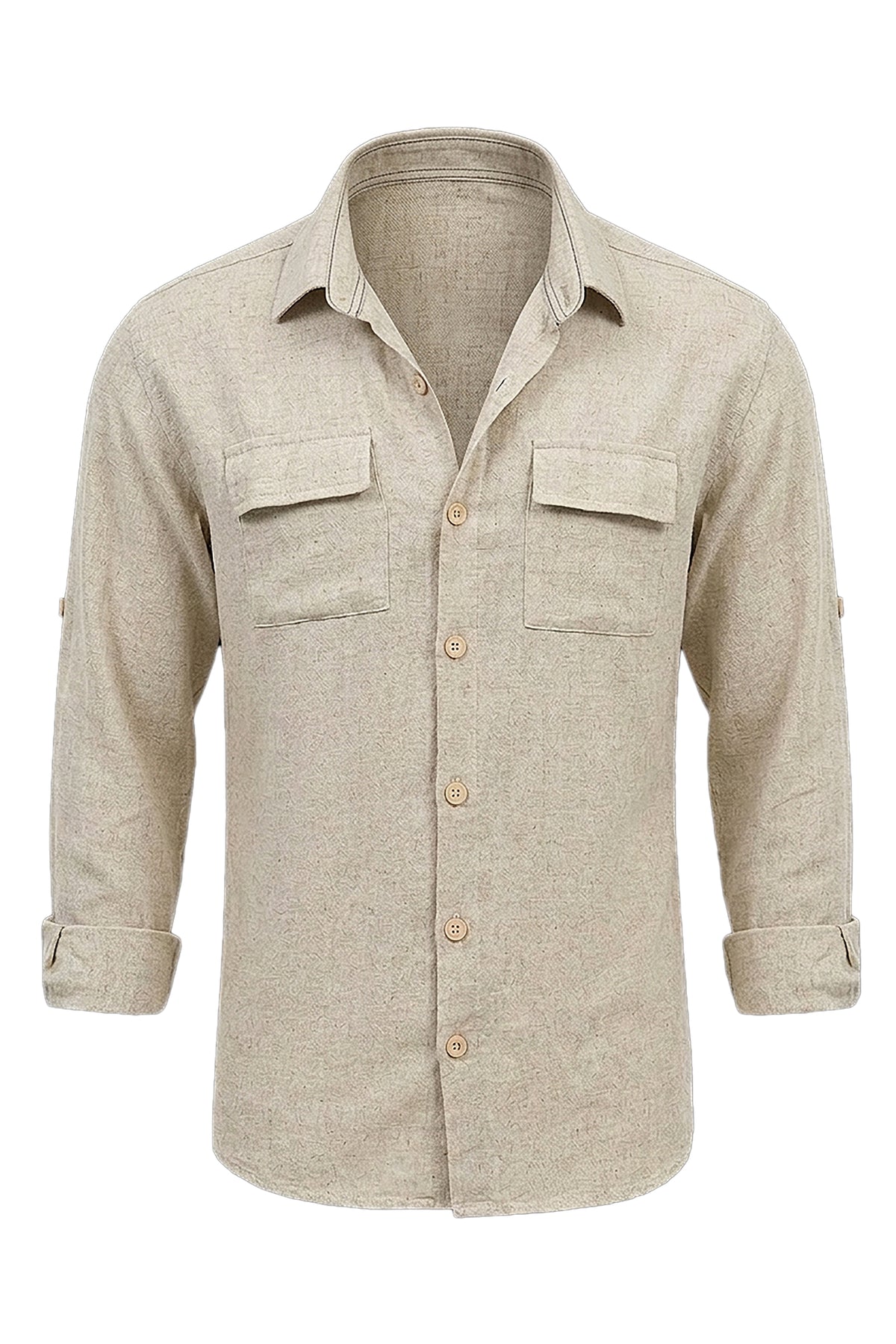 Linen Flap Pocket Shirt