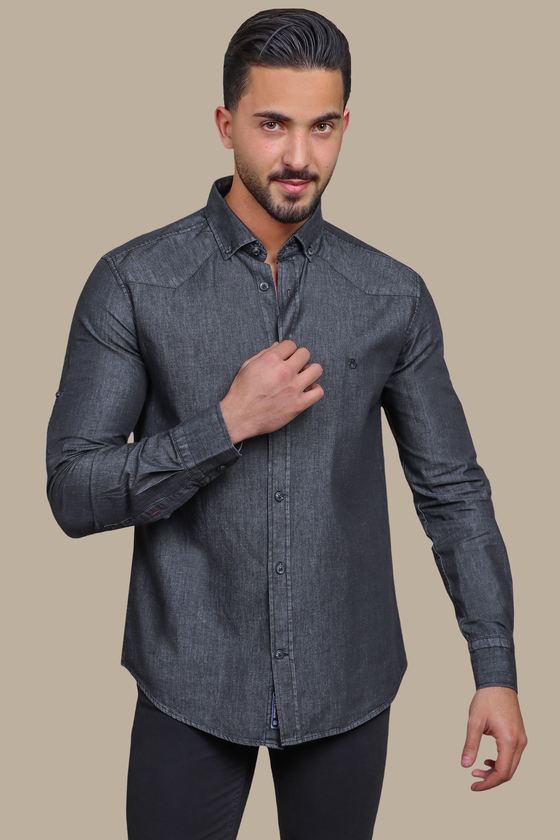 Black Casual Denim Shirt: Effortless Style for Every Occasion