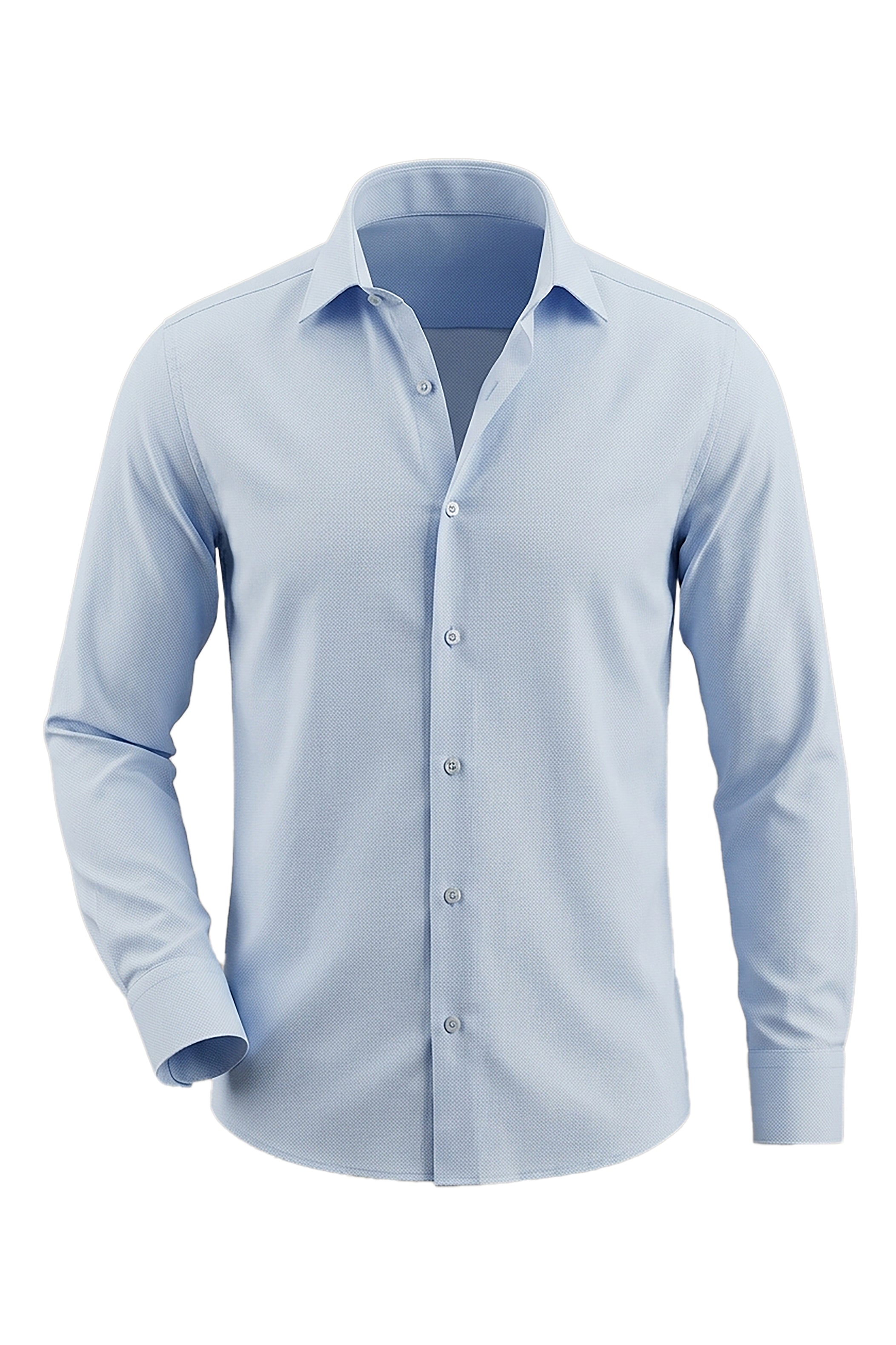Light Blue Slim Oxford Shirt