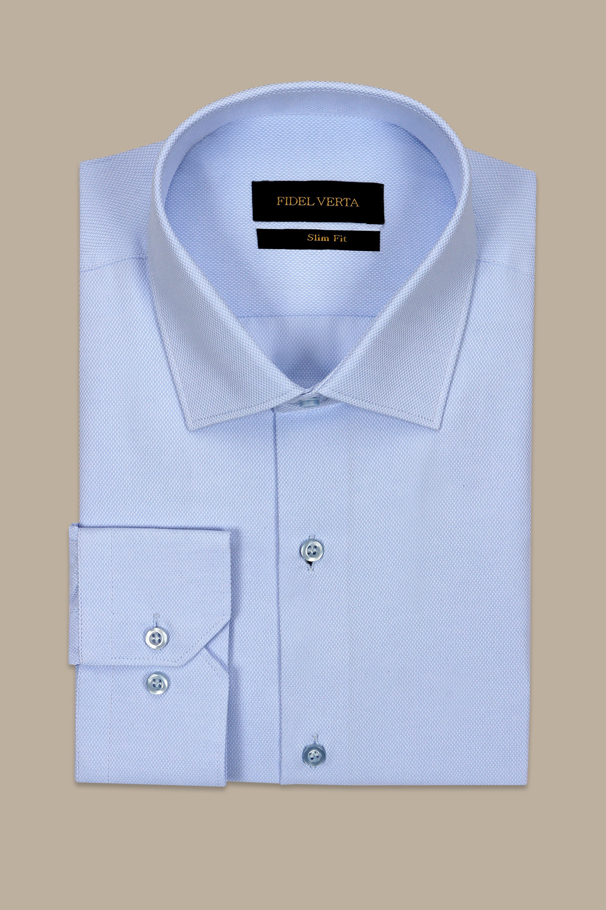 Light Blue Slim Oxford Shirt