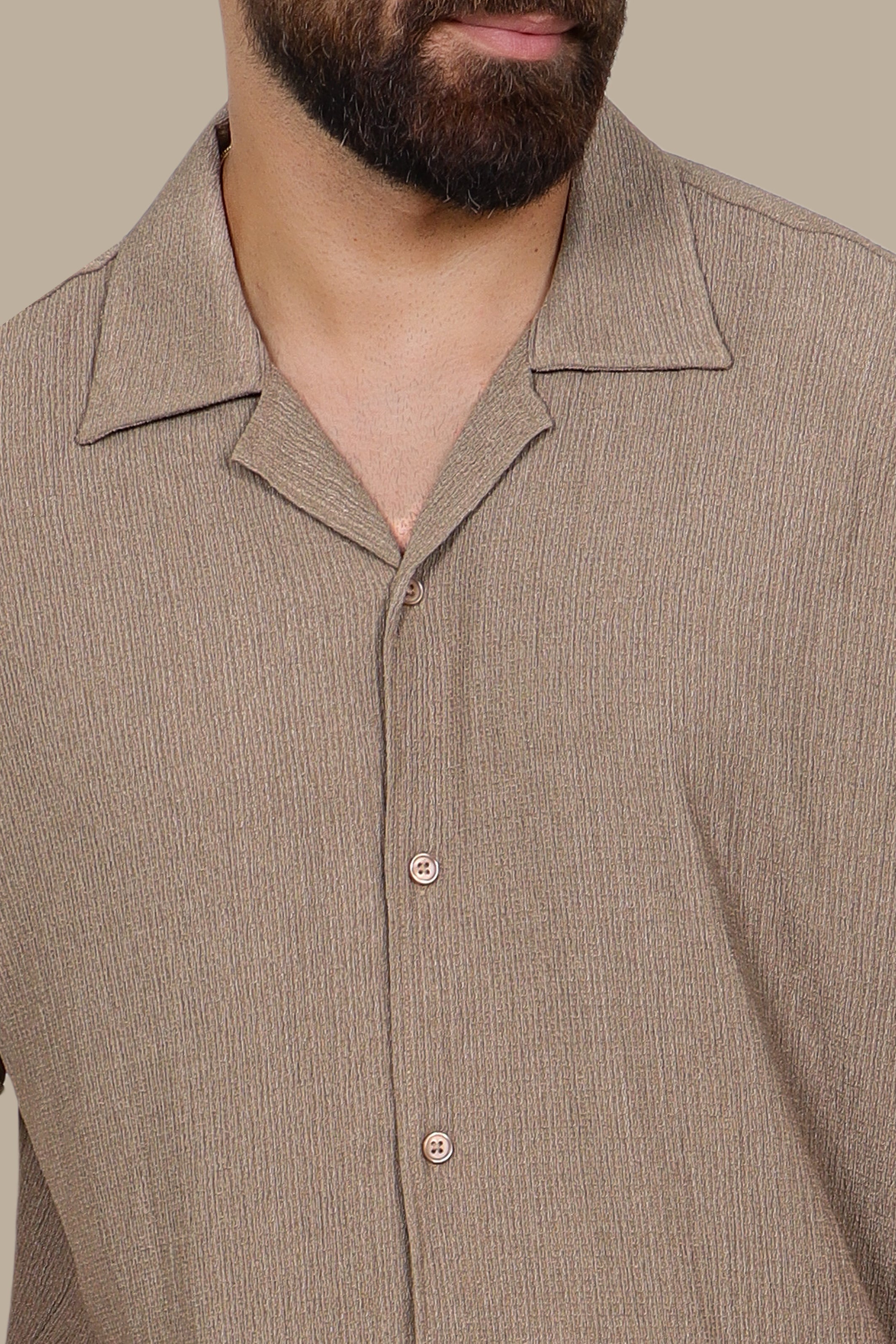 Light Brown Kendall Short-Sleeve Shirt – Regular Fit