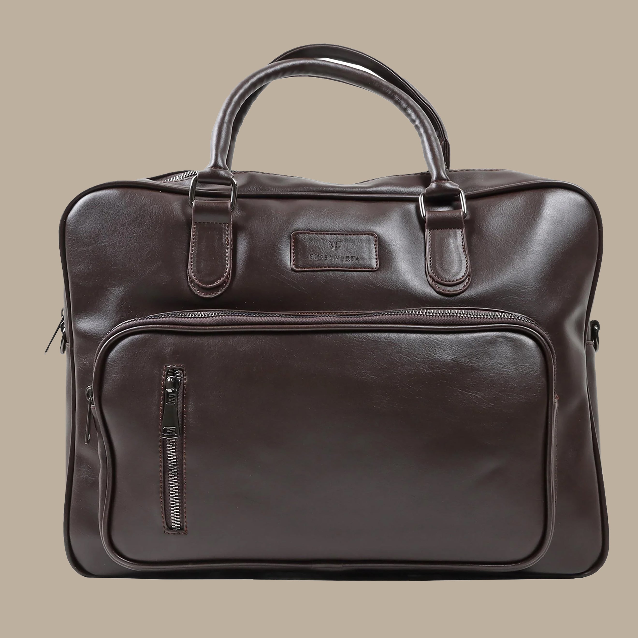 Classic Brown Leather Laptop Bag: Timeless & Functional