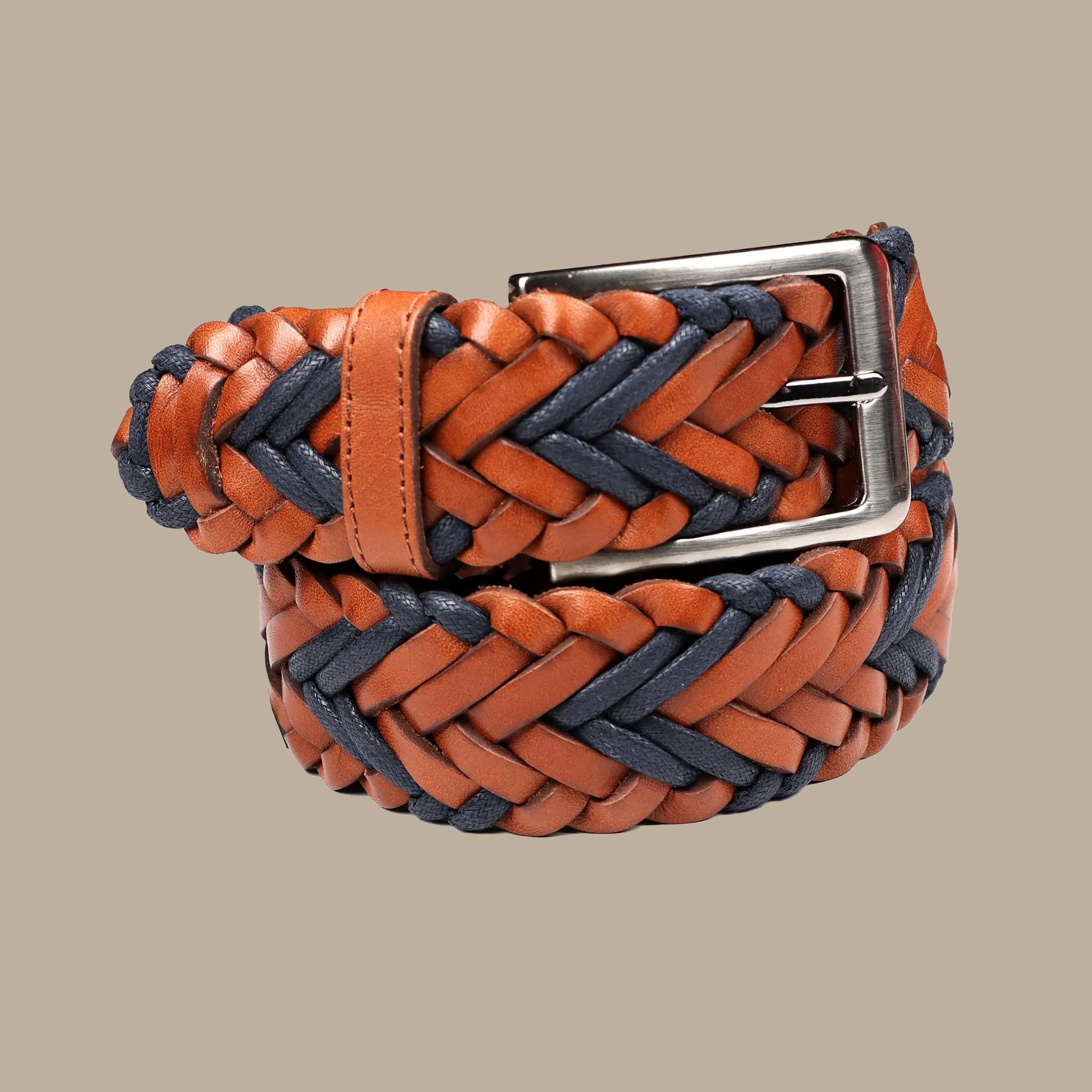 Belt Leather braided