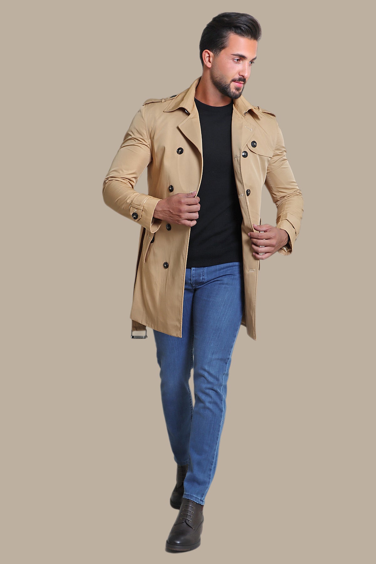 Defender: The Ultimate Trench Coat for Military Style