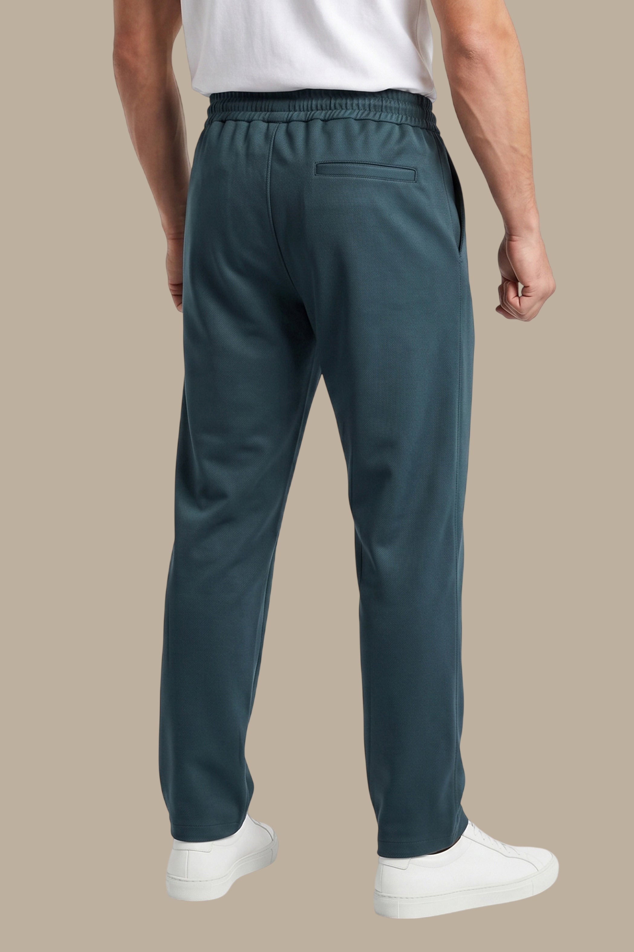 Fashion Trouser Regular Cut Lycra – Petrol