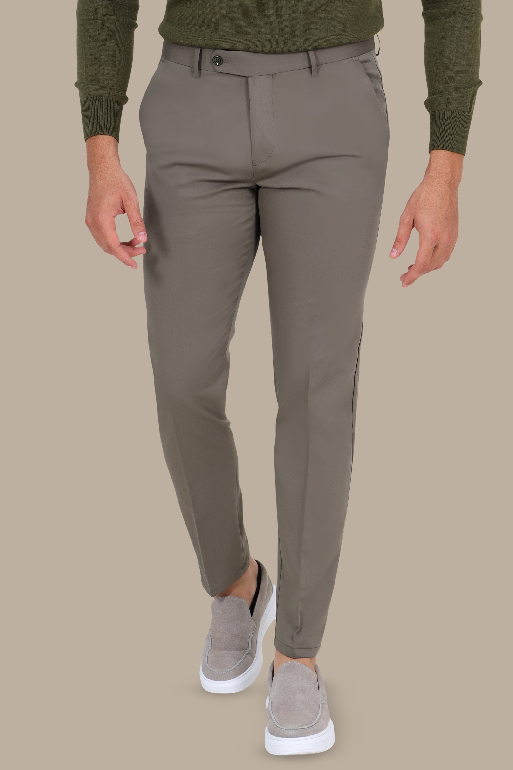 Classic Slim Fit Pant in Olive