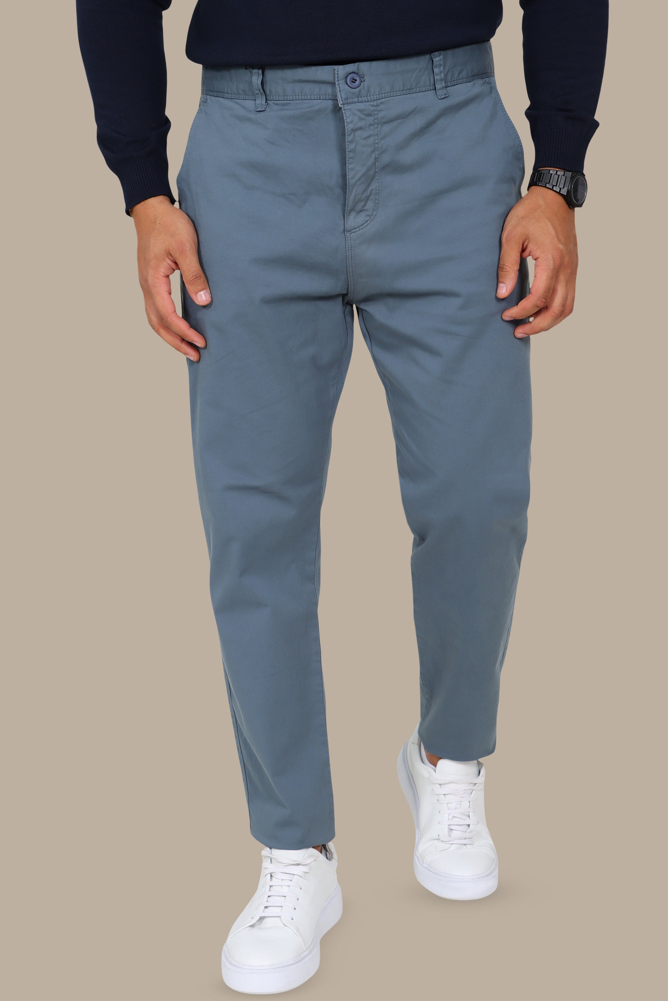 Petrol Chino in Refined Basic Cut