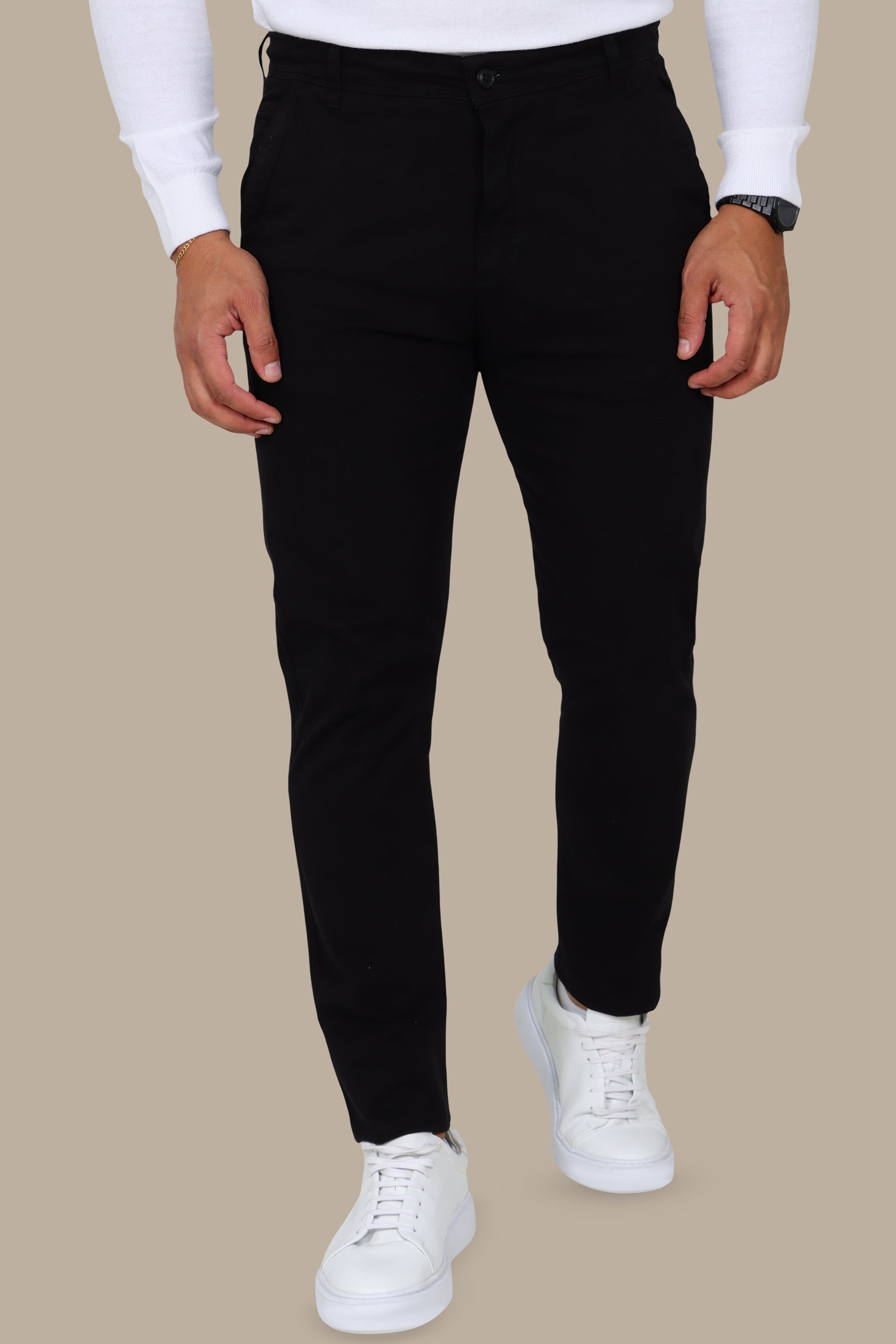 Basic Chino Plain Black