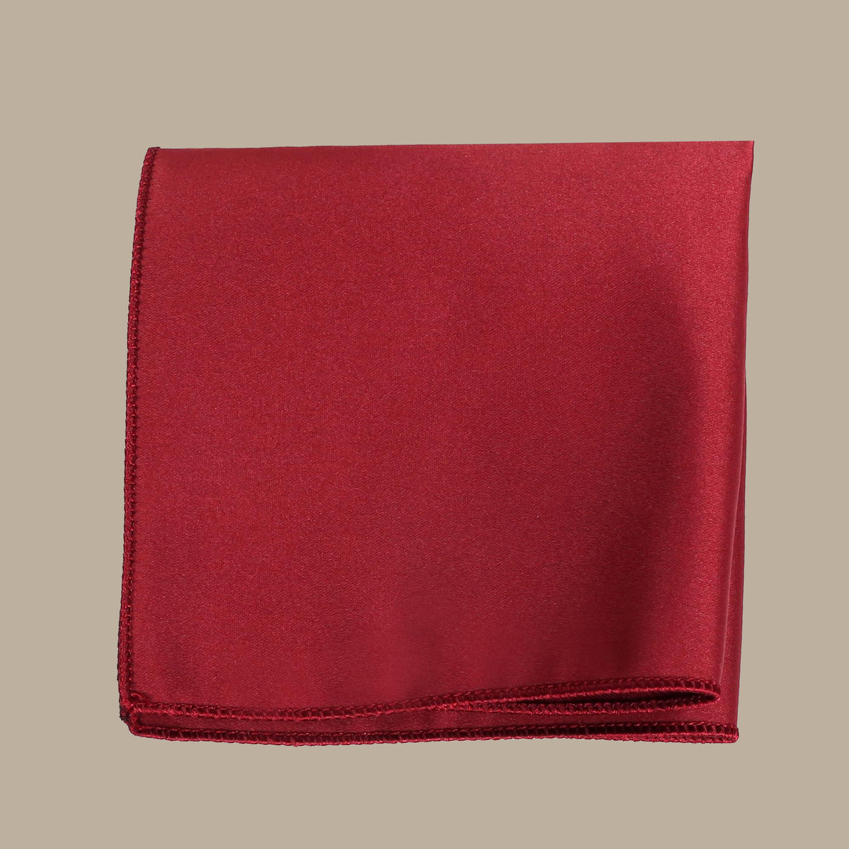 Satin Plain Pocket Square