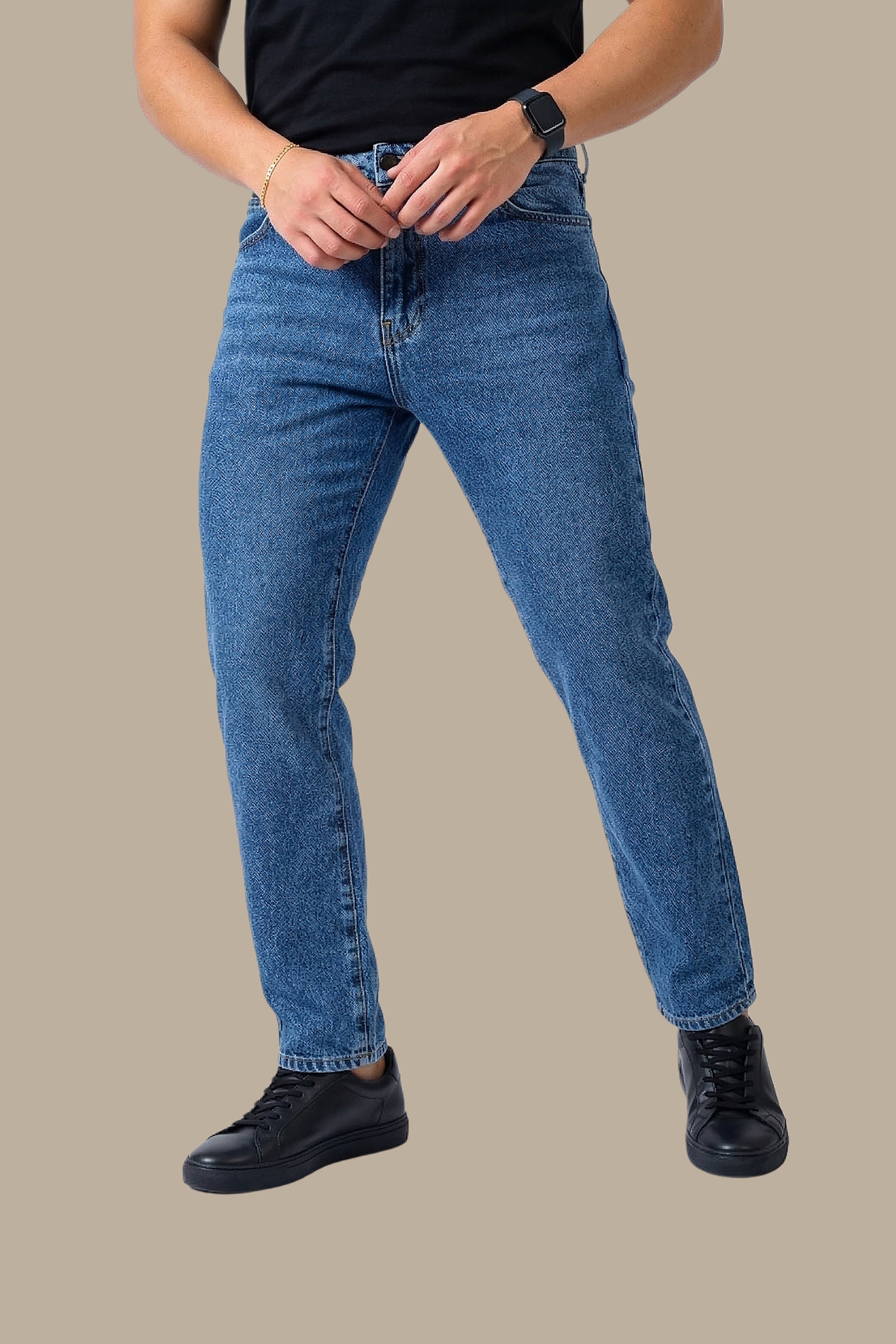 Light Blue Denim Regular Fit Jeans