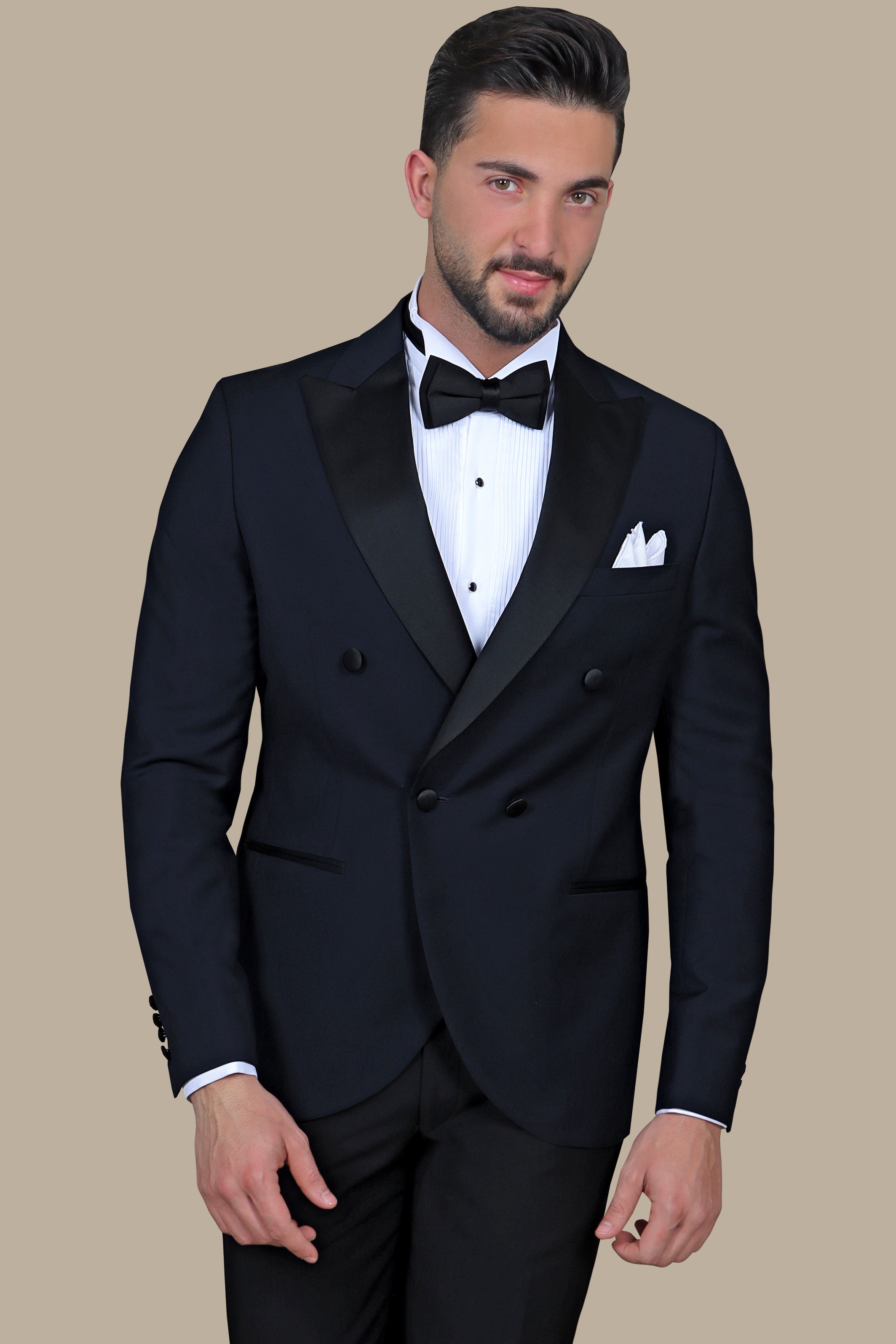 Blazer FV Double Breasted Wide Peak Navy