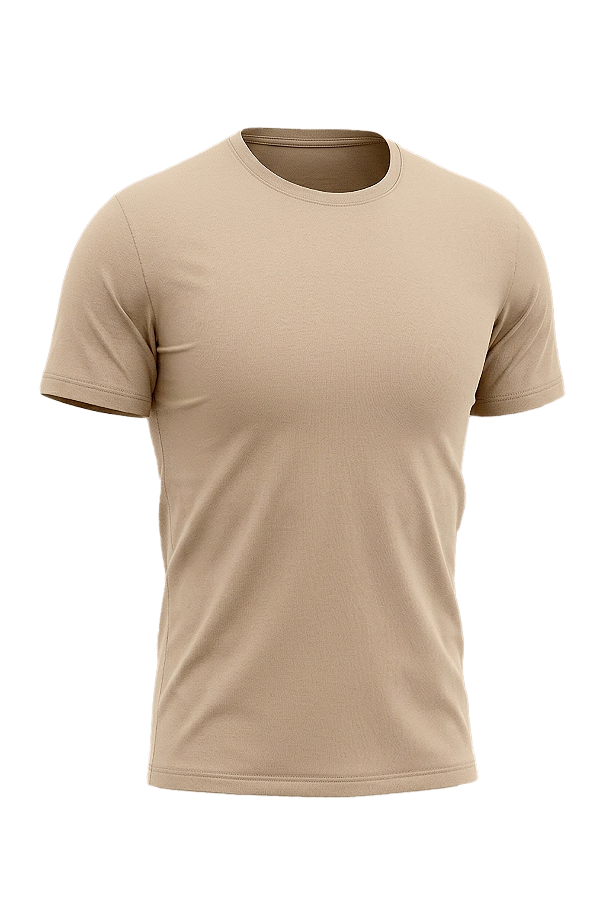 T-shirt Basic R-Neck | Beige