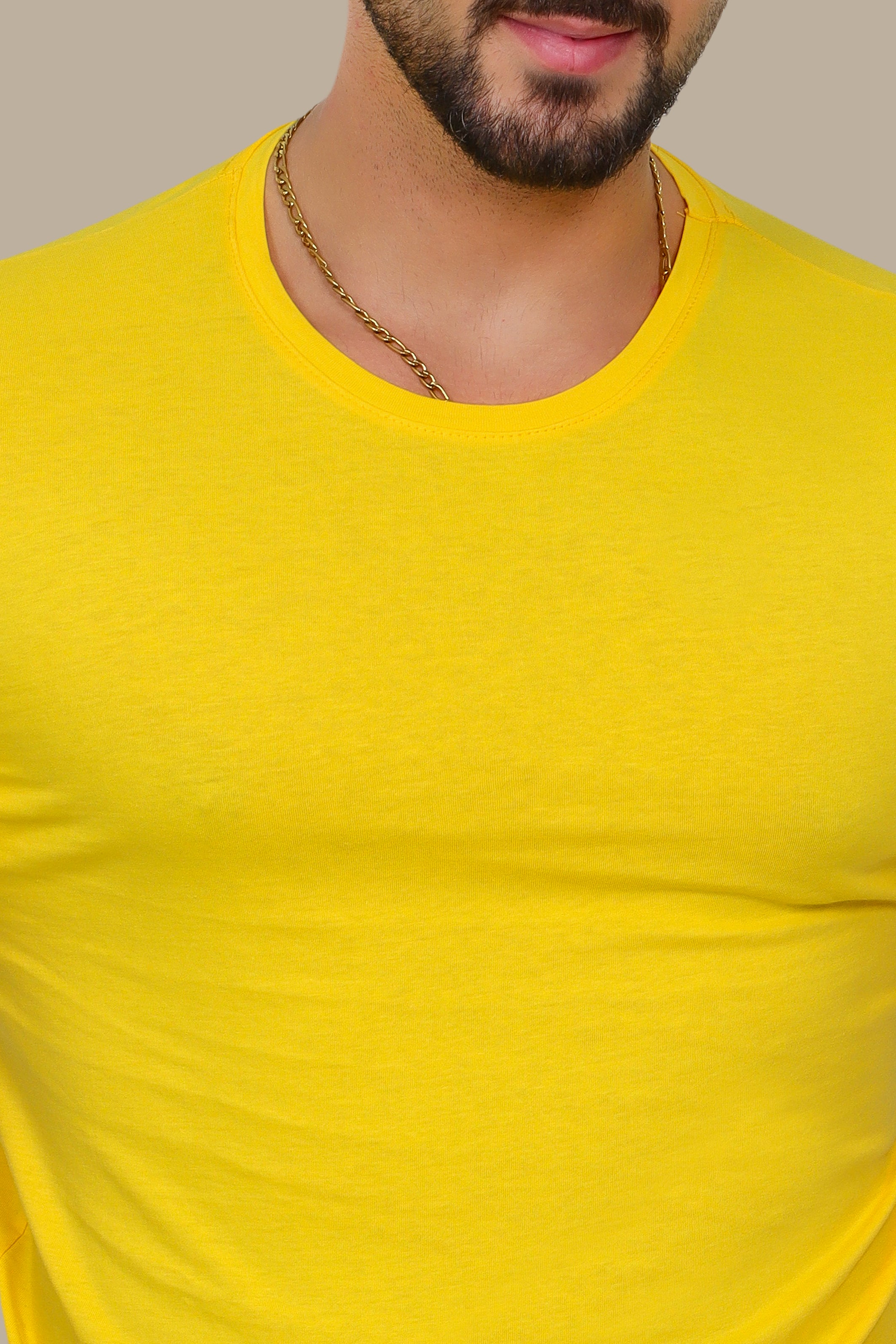 Sunbeam Charm: Yellow Basic T-Shirt