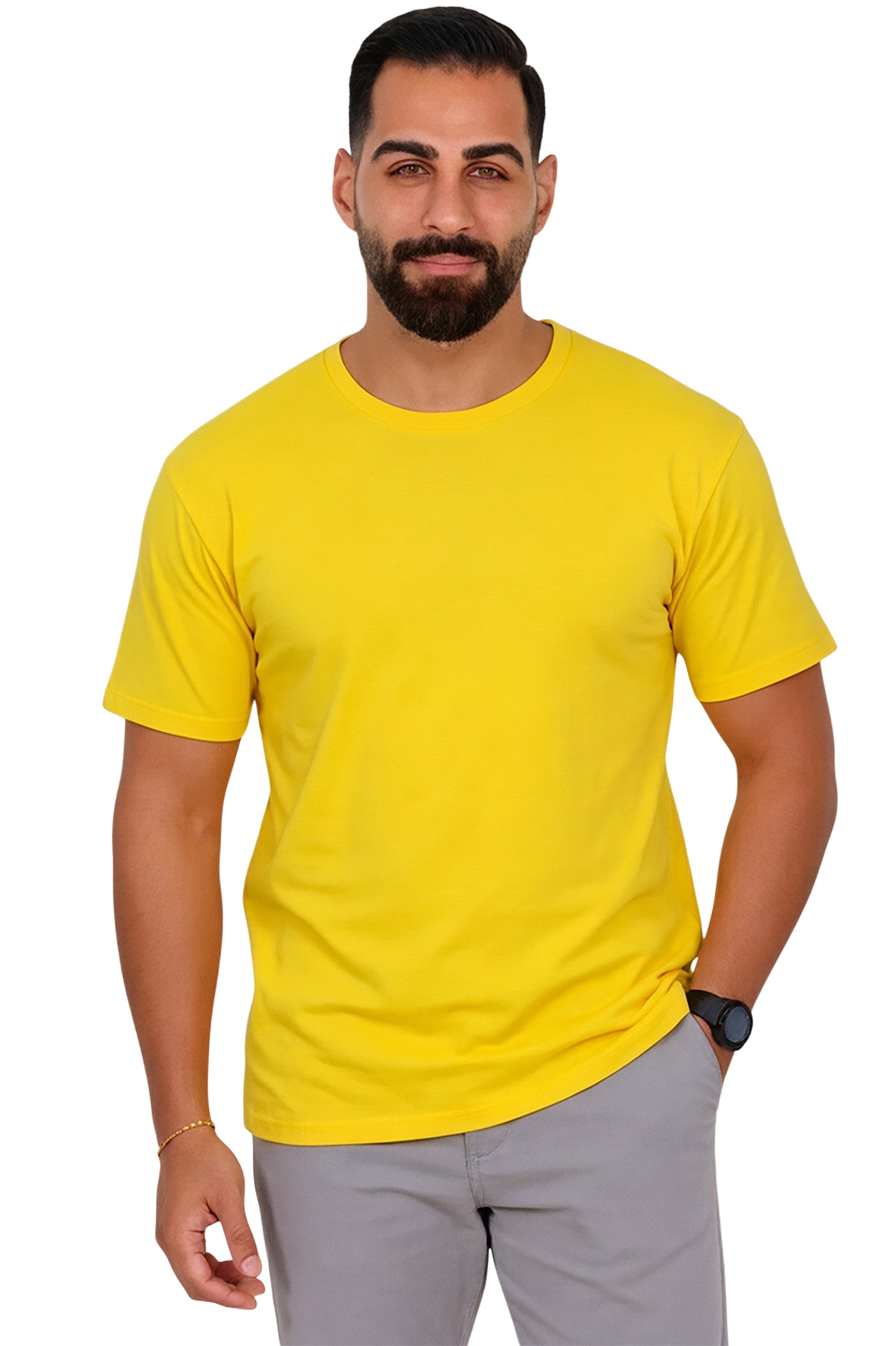 Basic Round Neck Short Sleeve T-Shirt