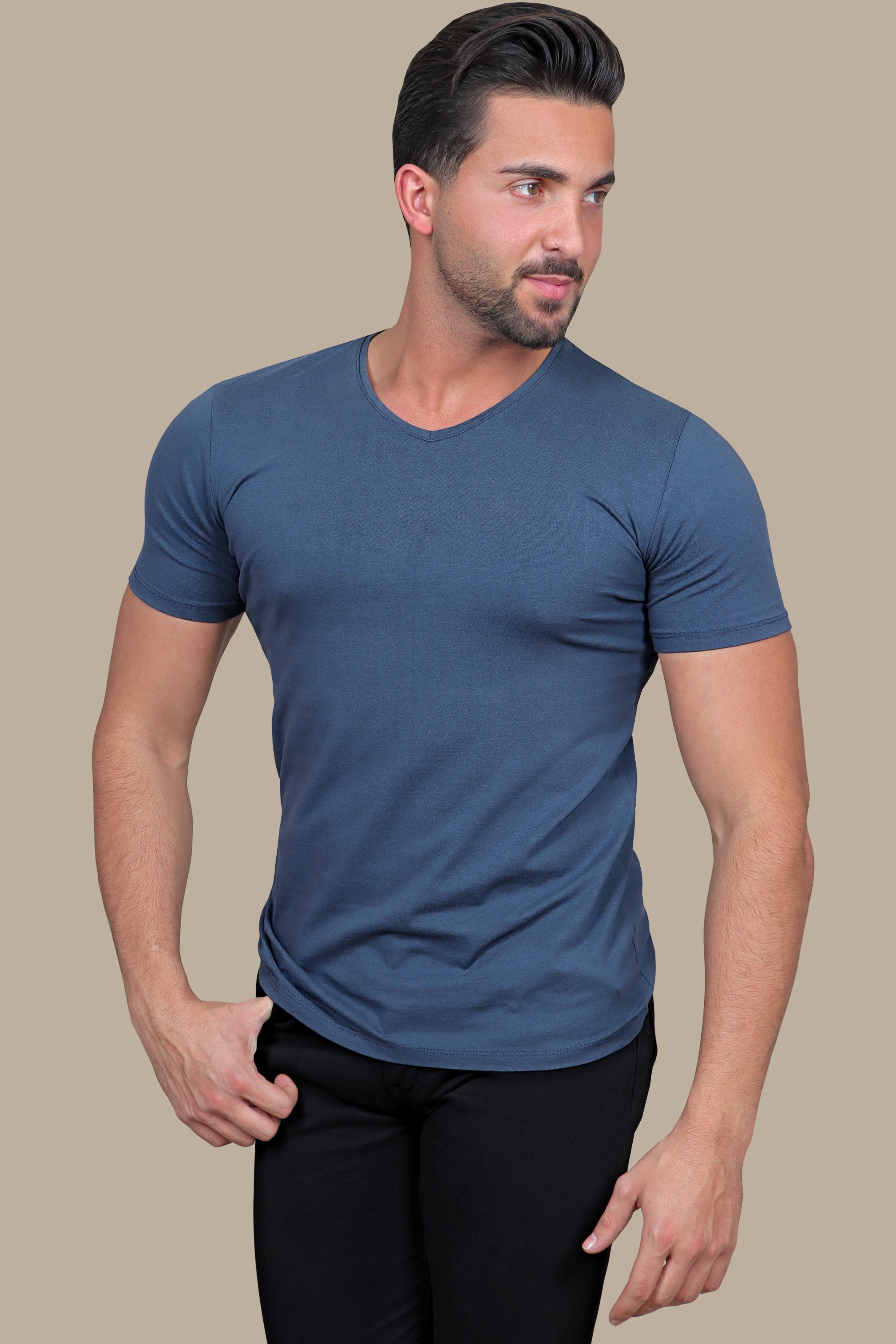 Essential Short Sleeve V-Neck T-Shirt