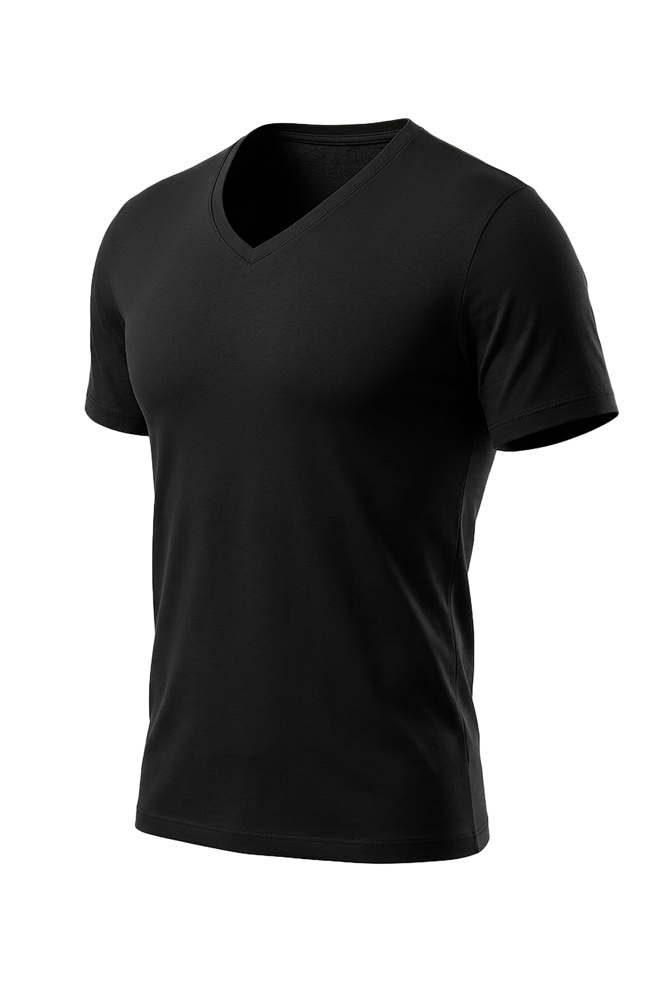 Black V-Neck T-Shirt: Timeless Basic
