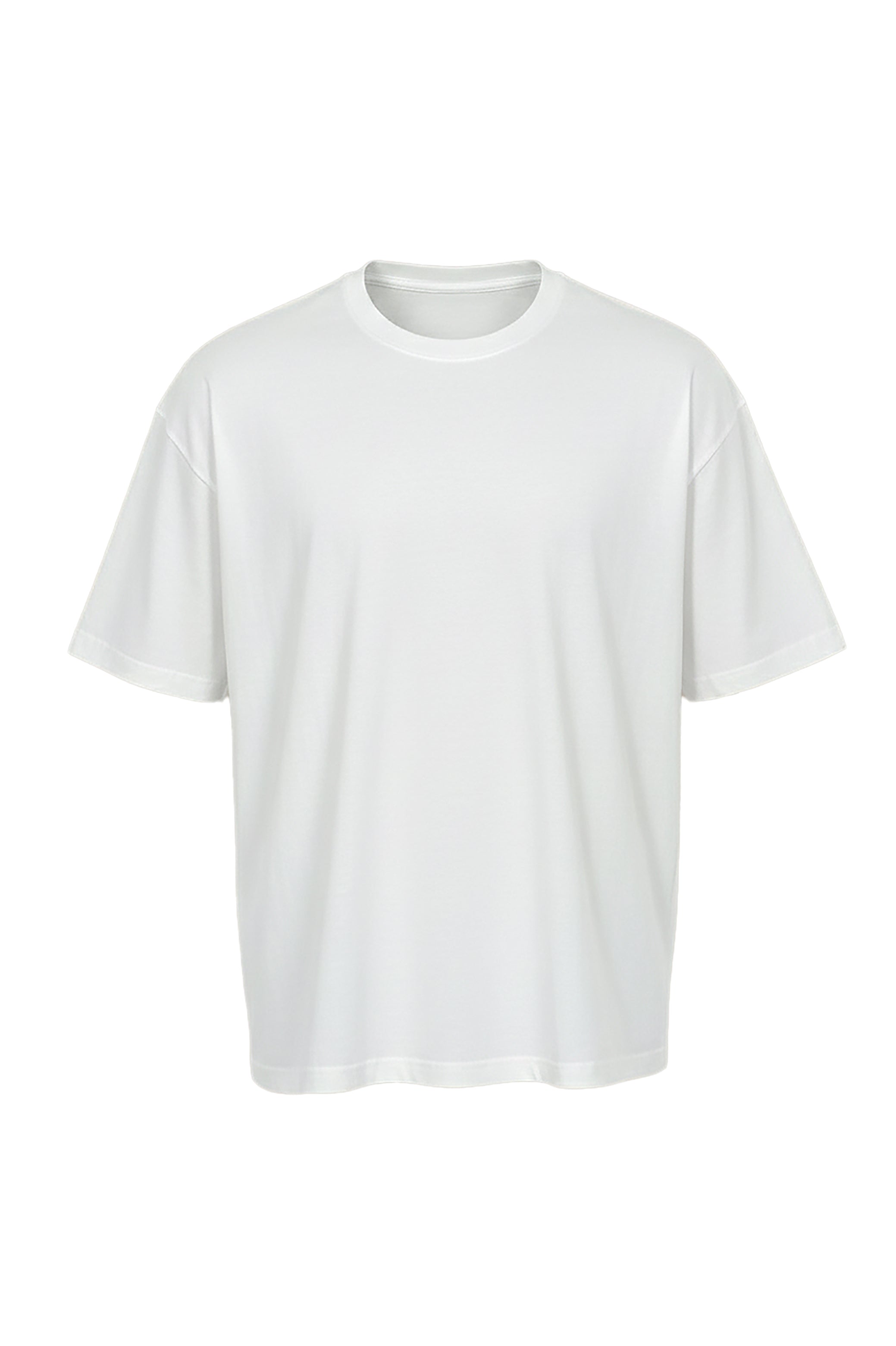 White Oversized Basic T-Shirt