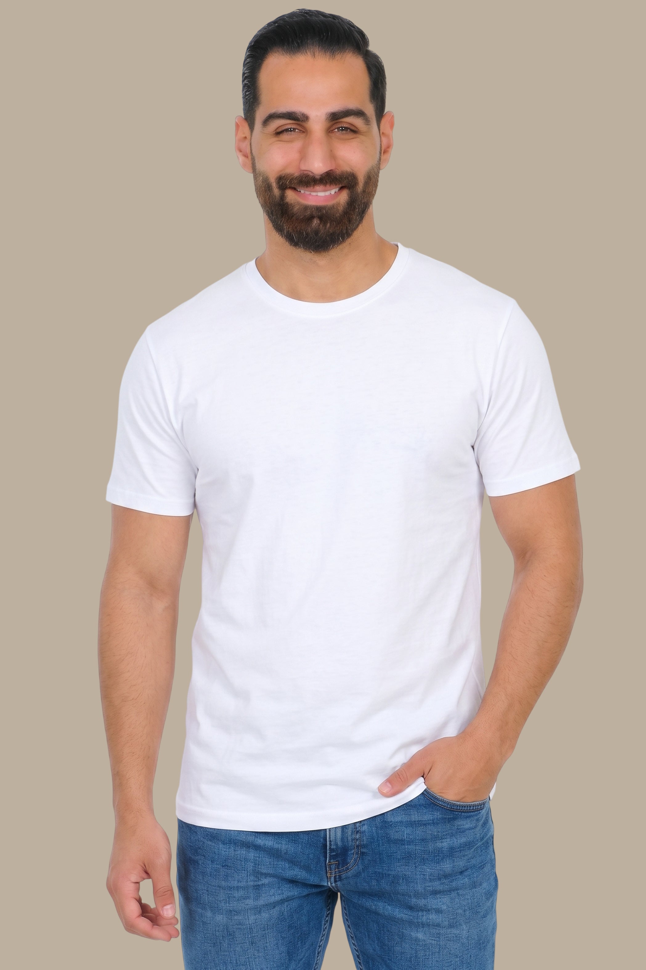 Basic Big Size T-Shirt – White