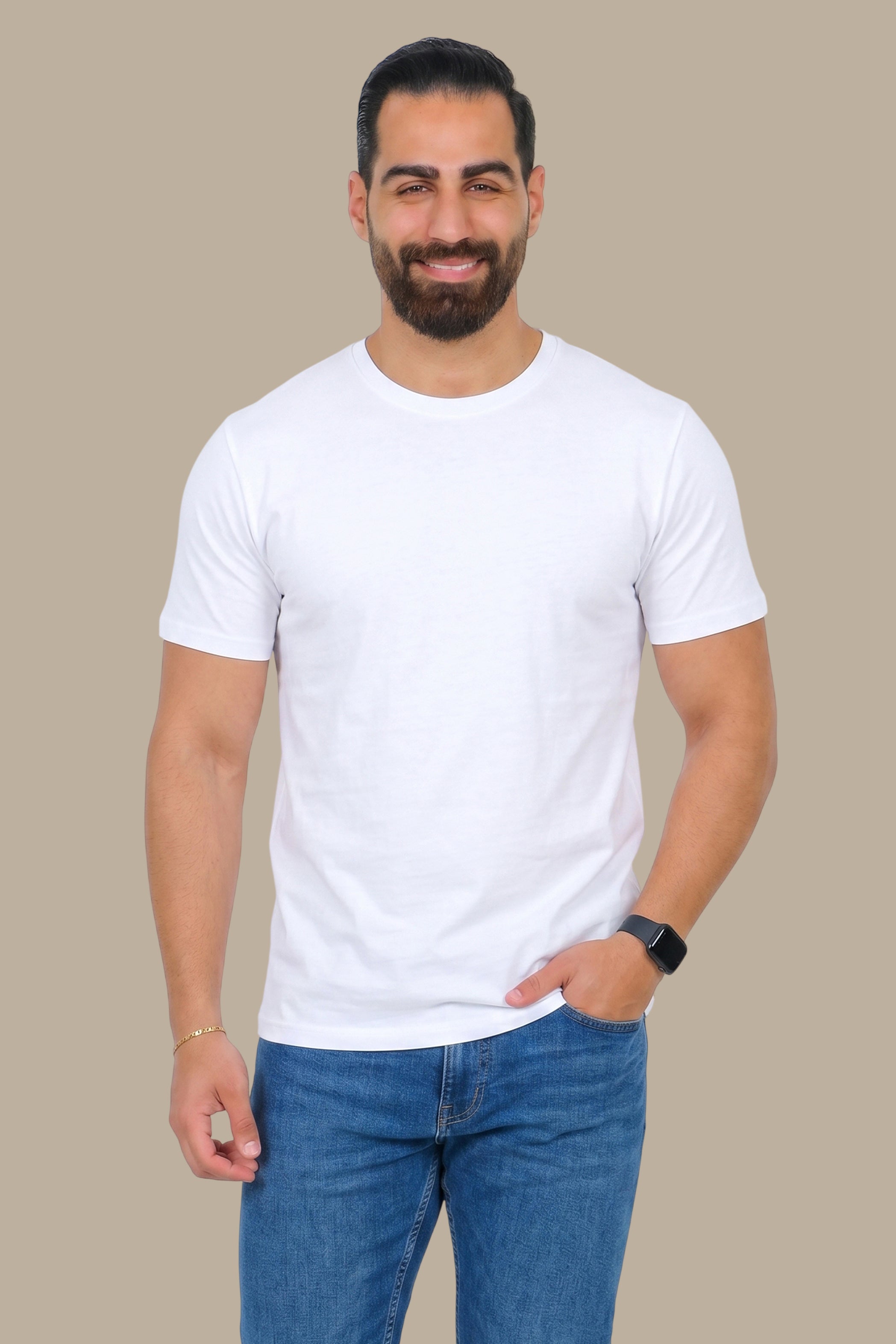 Basic Big Size T-Shirt – White