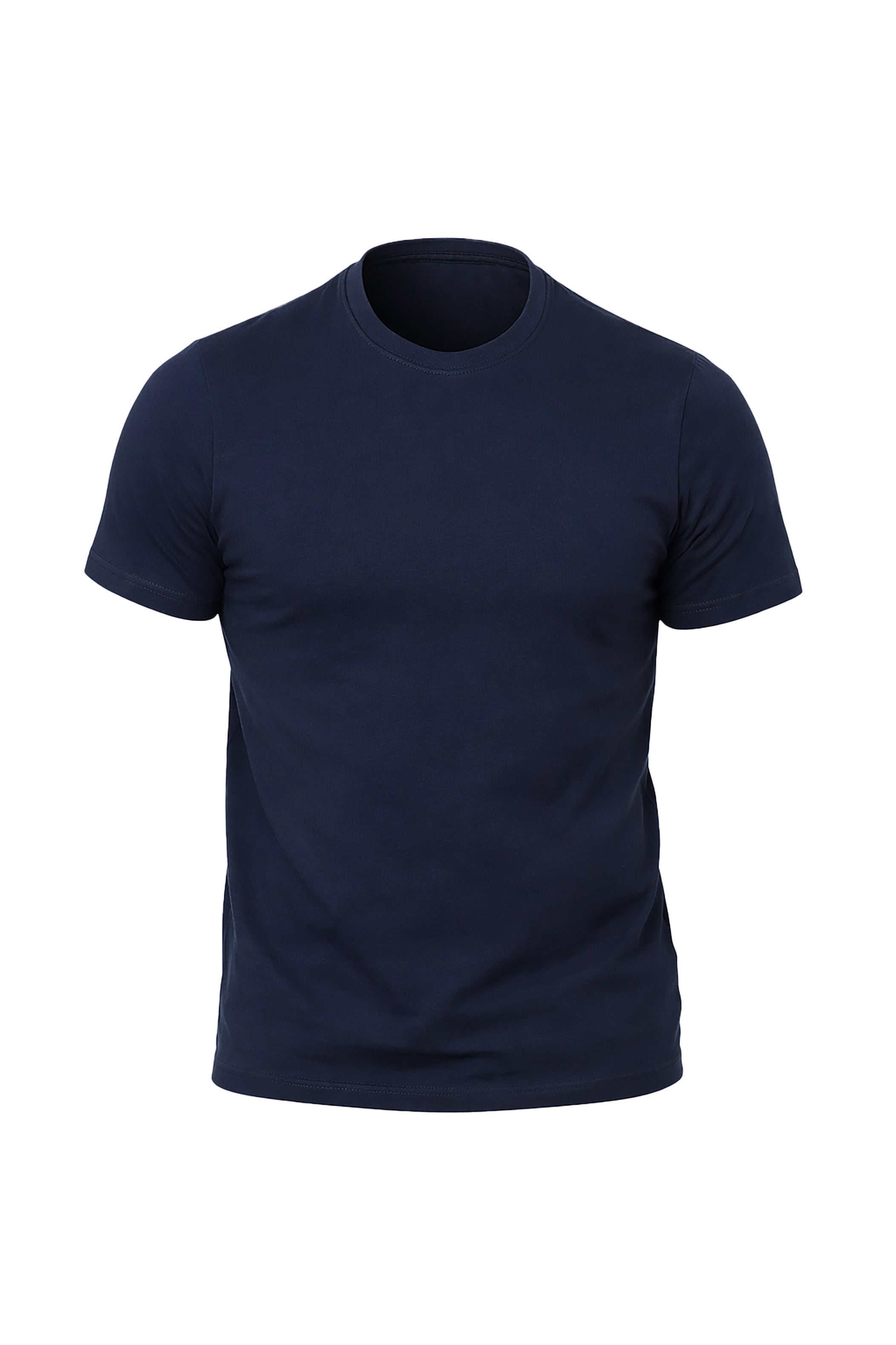Navy Basic Round Neck T-Shirt