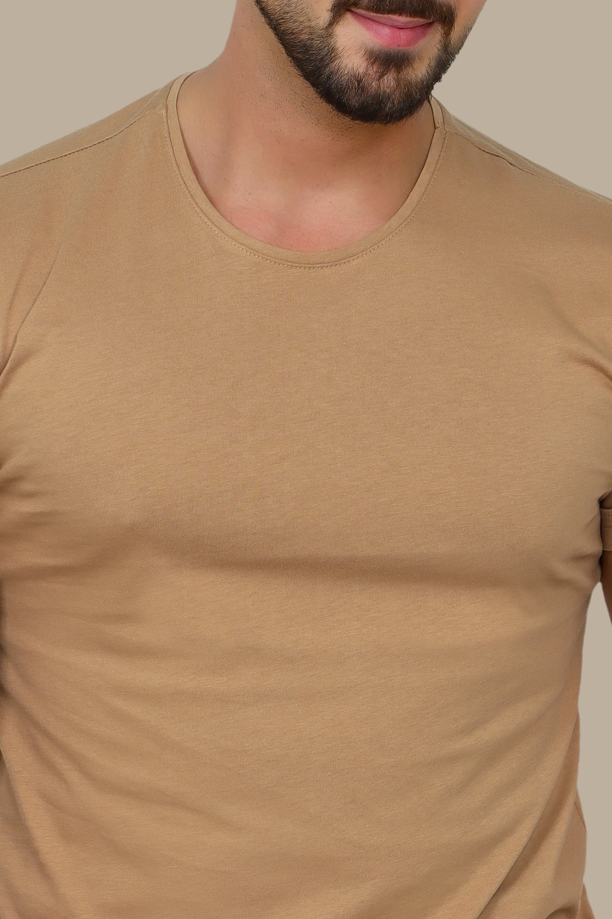 Havane Round Neck T-Shirt