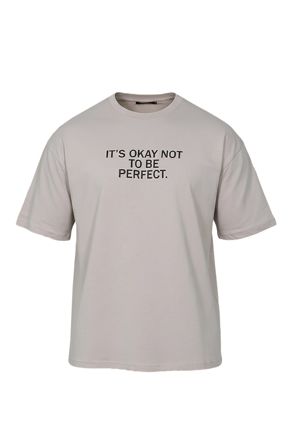Oversized T-Shirt with It’s Okay to Be Perfect Print