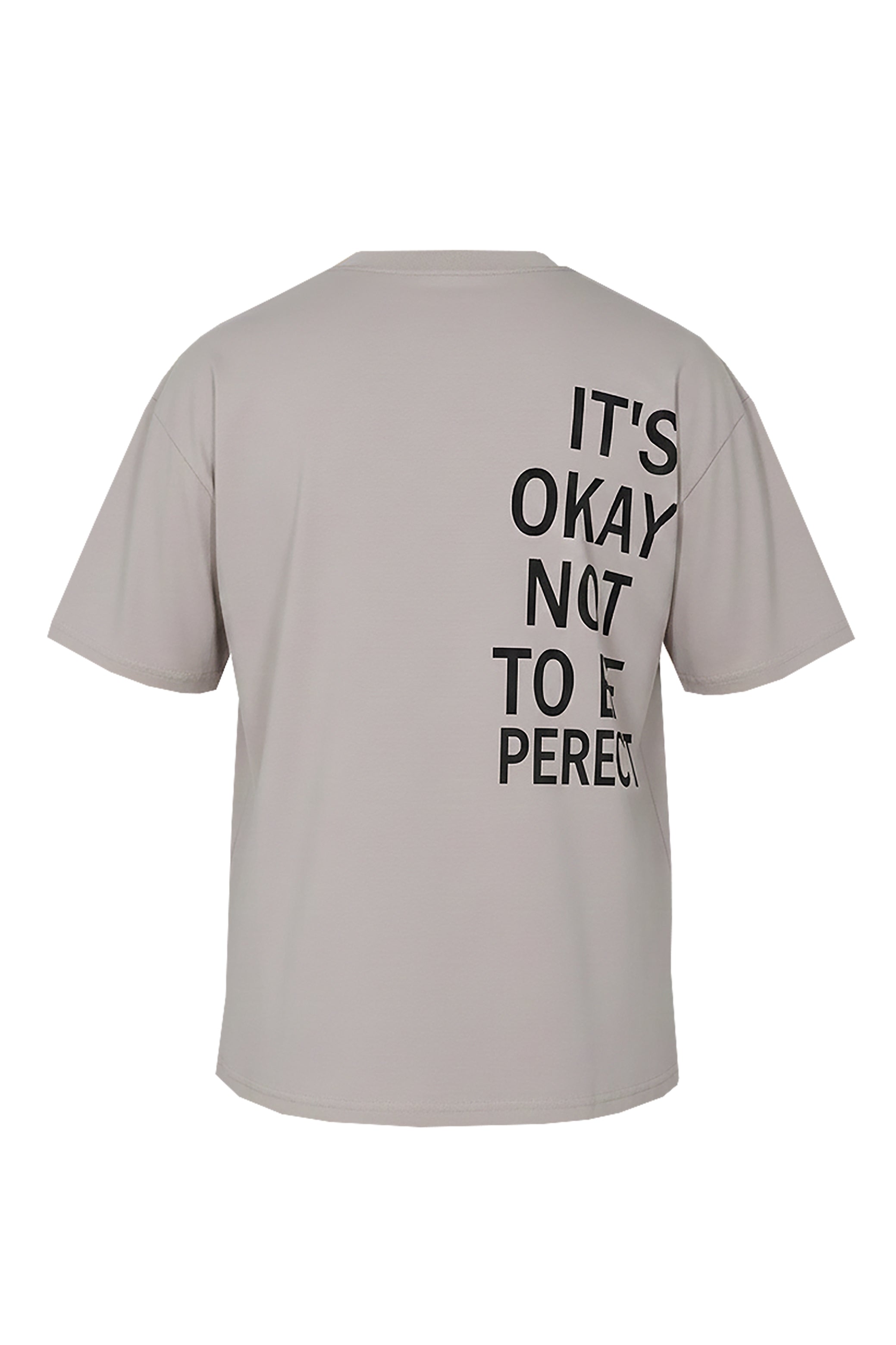 Oversized T-Shirt with It’s Okay to Be Perfect Print