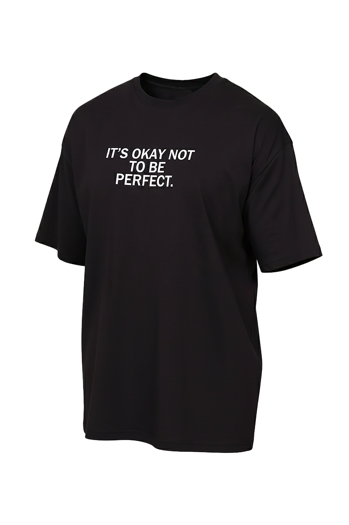 Oversized T-Shirt with It’s Okay to Be Perfect Print