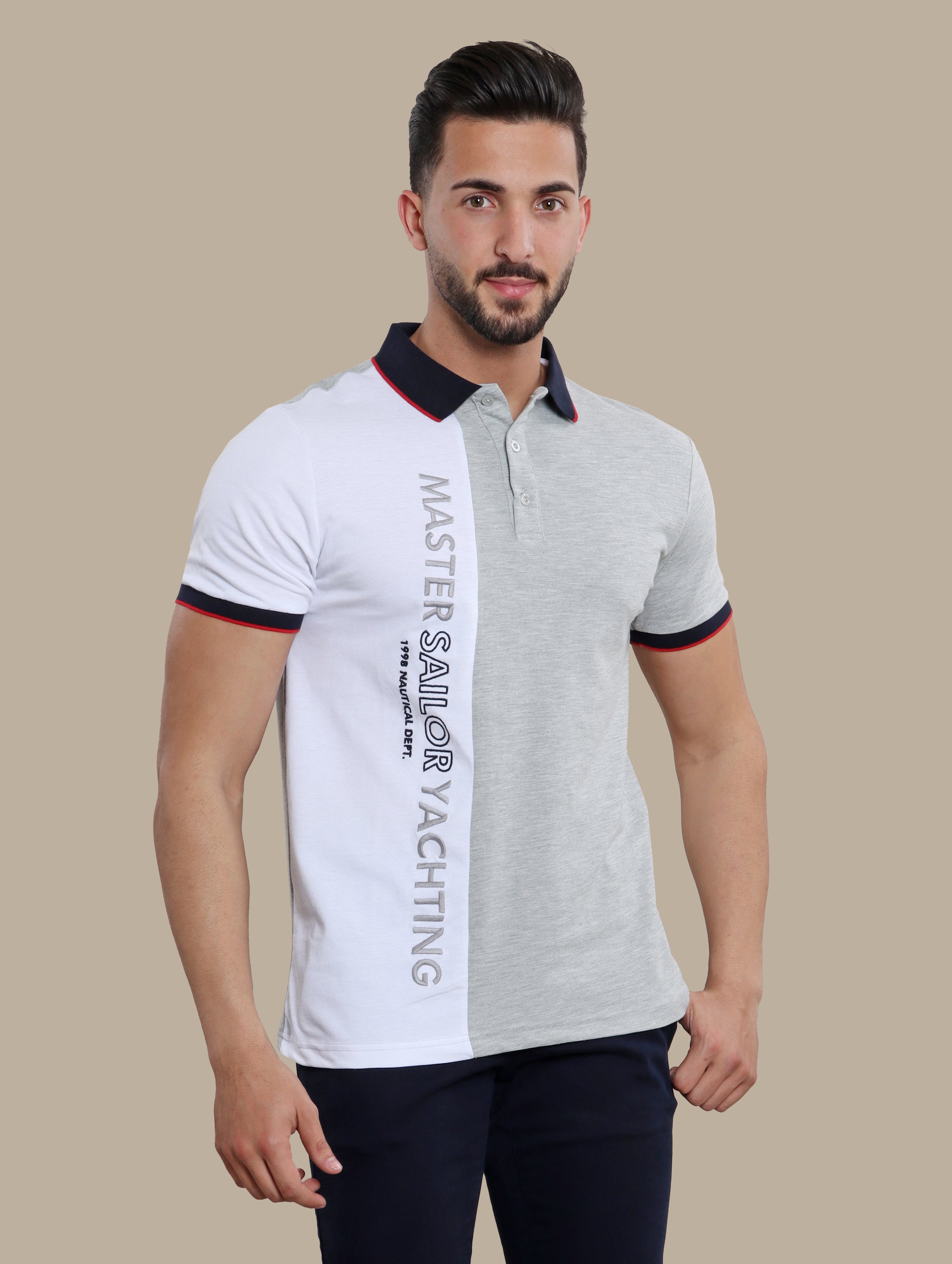 Polo Printed Yachting | Gray