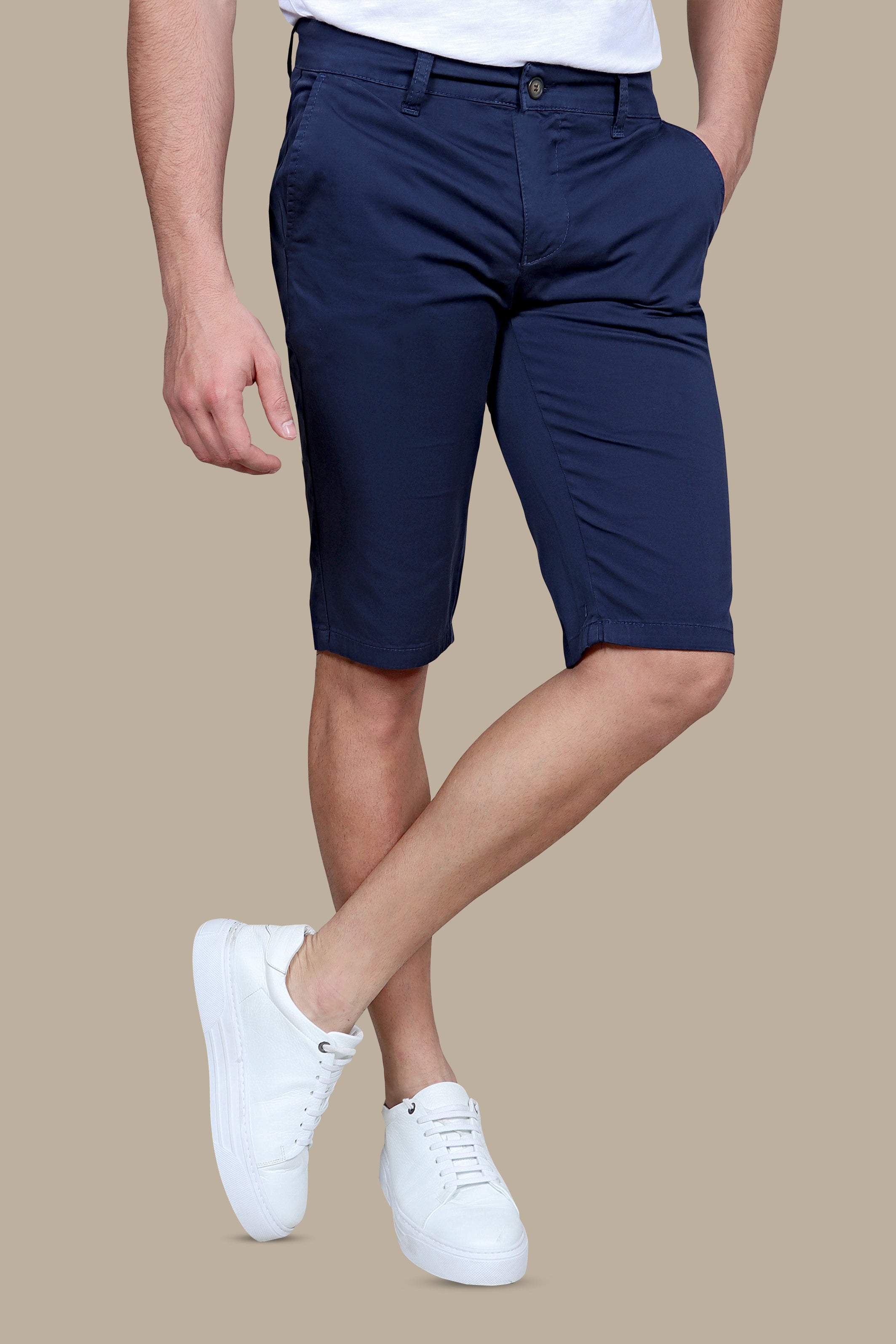 Short Chino Plain Slim