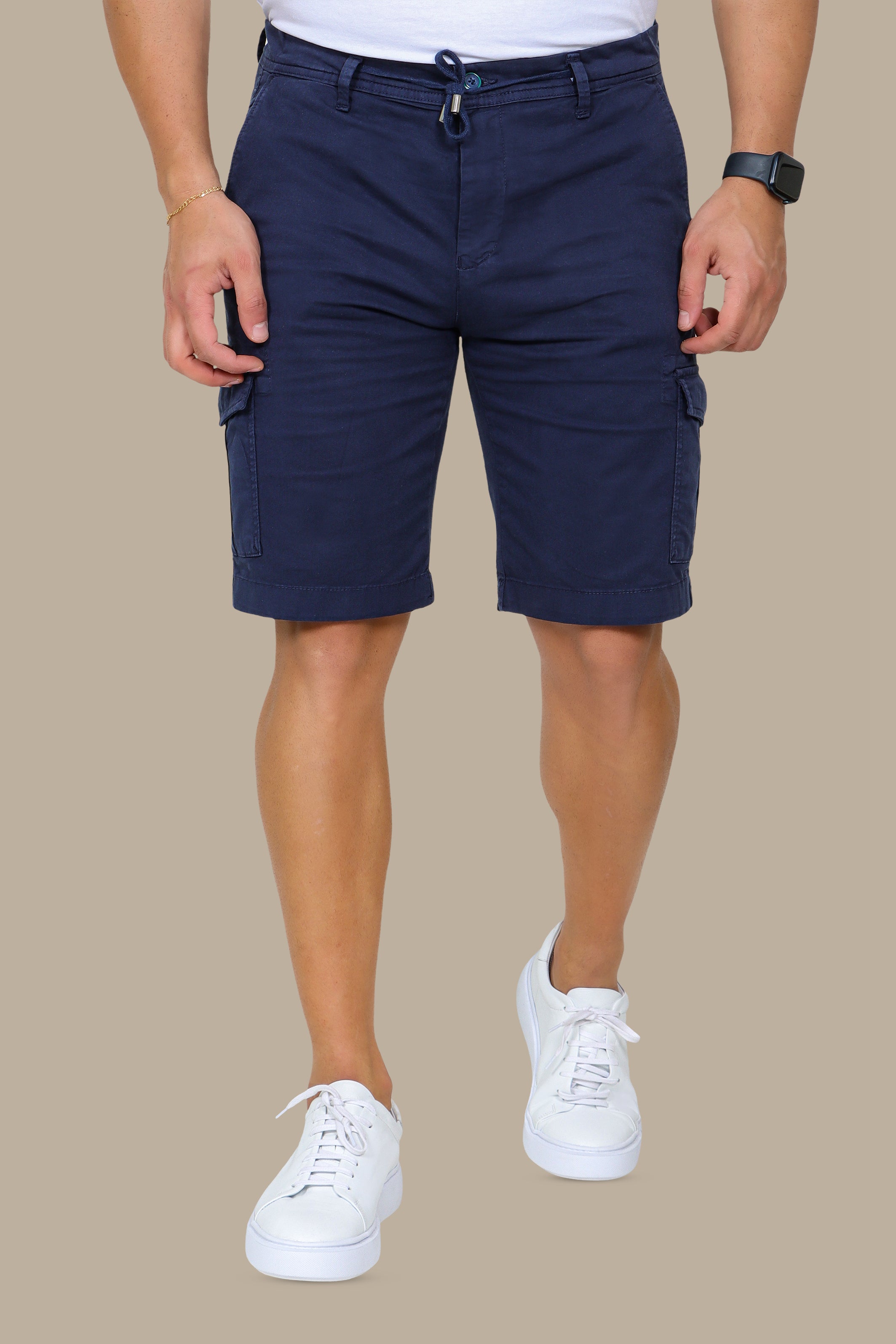 Navy Regular Cargo Shorts