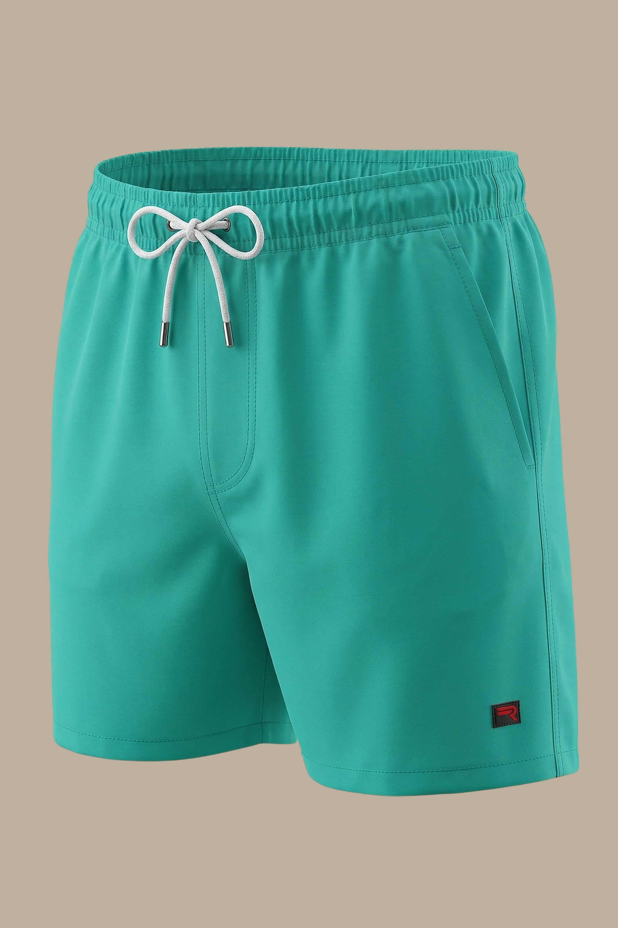 Green Plain Swimwear