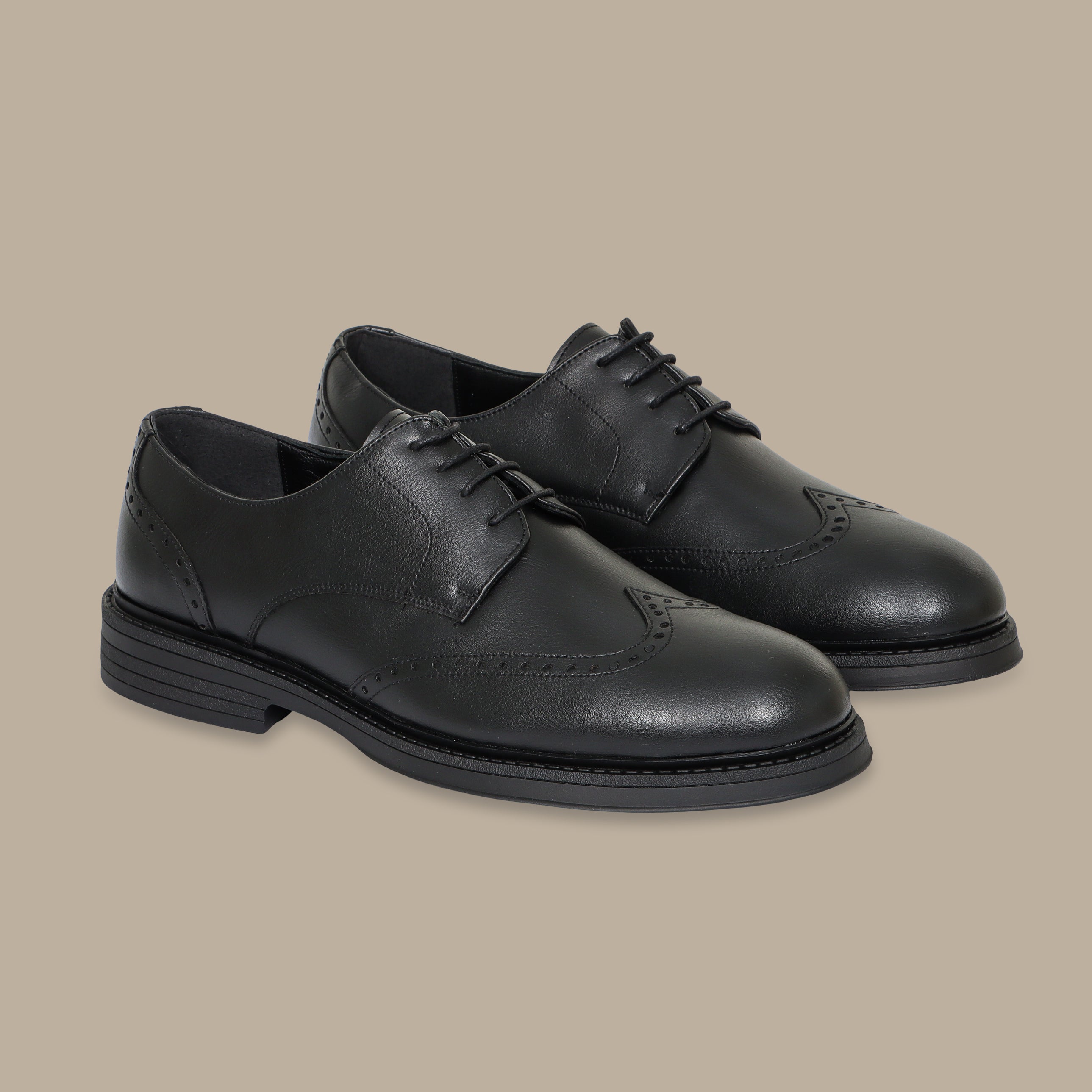 Black Smart English Loafers