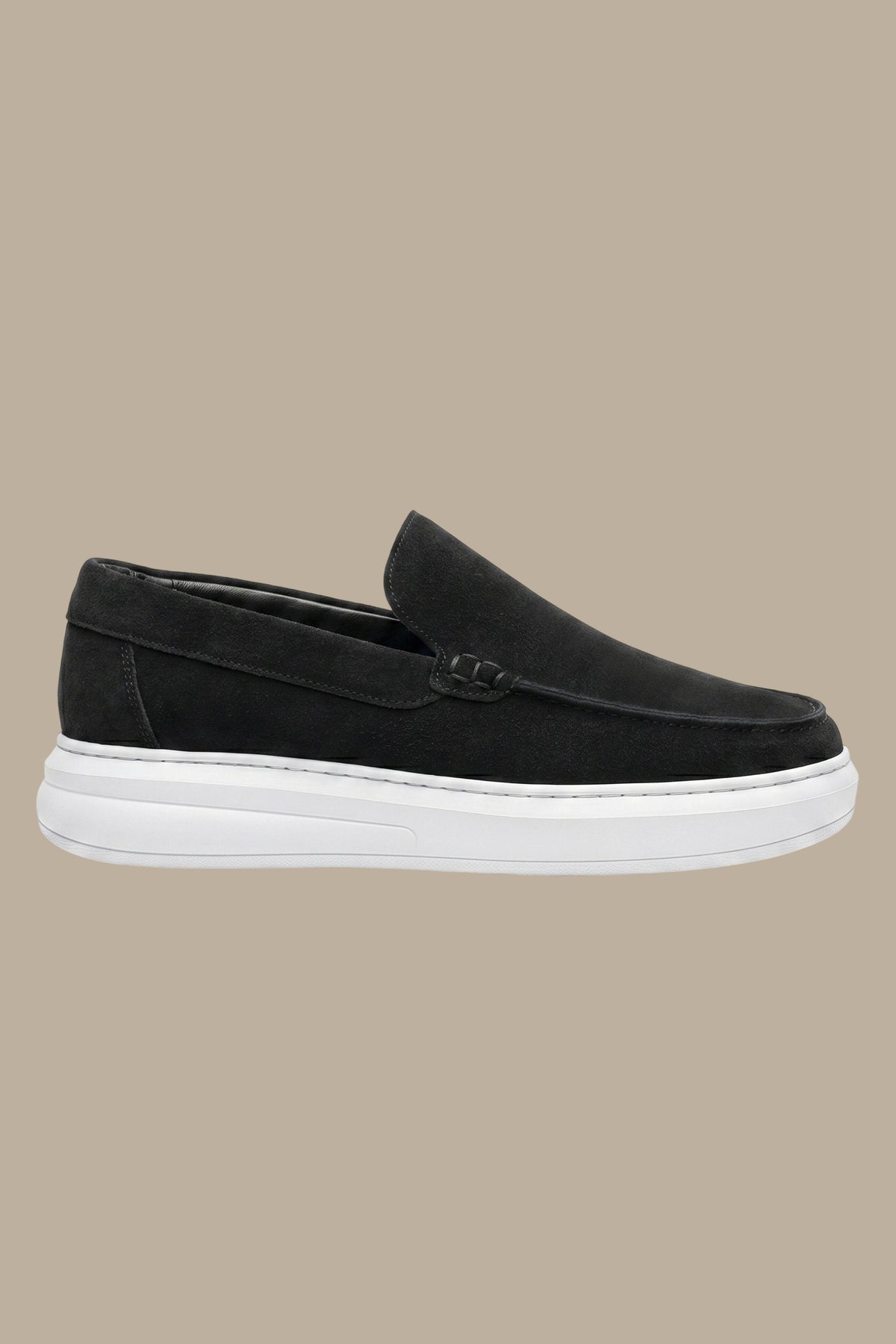 Black Suede Casual Loafers