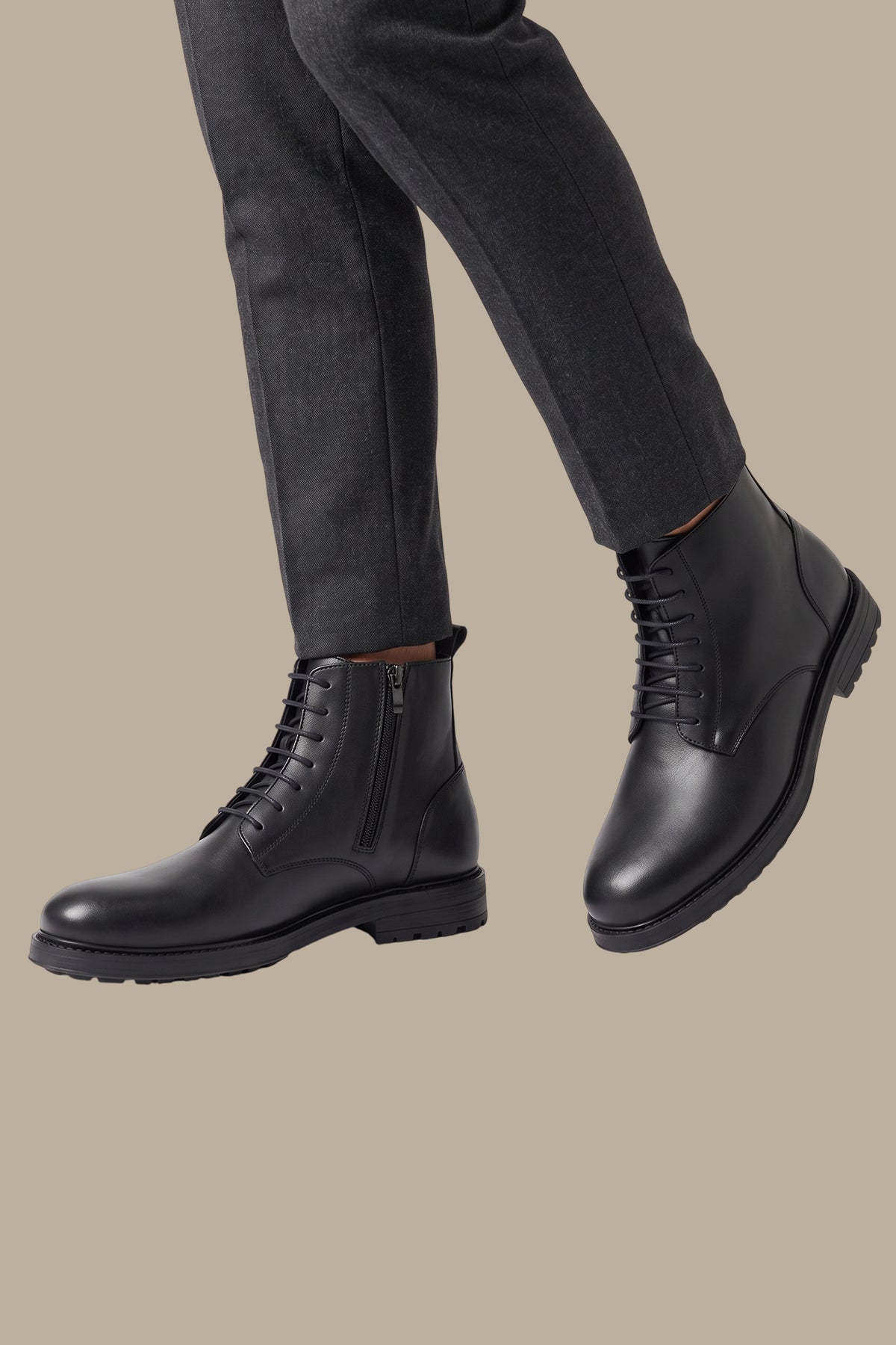 Classic Lace-Up Ankle Boot