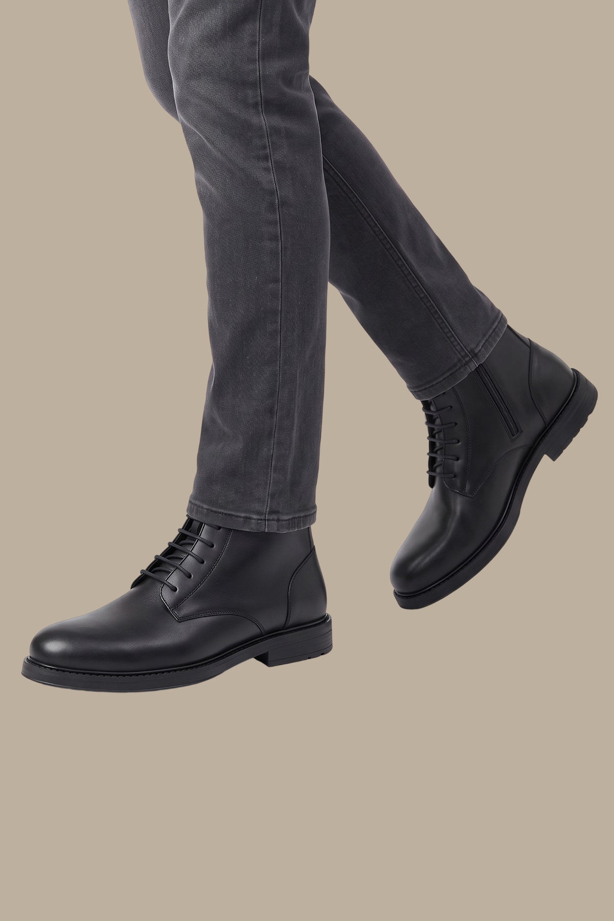 Classic Lace-Up Ankle Boot