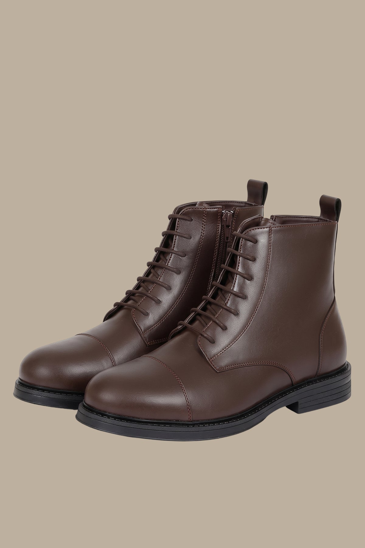 Oxford Lace-Up Ankle Boots